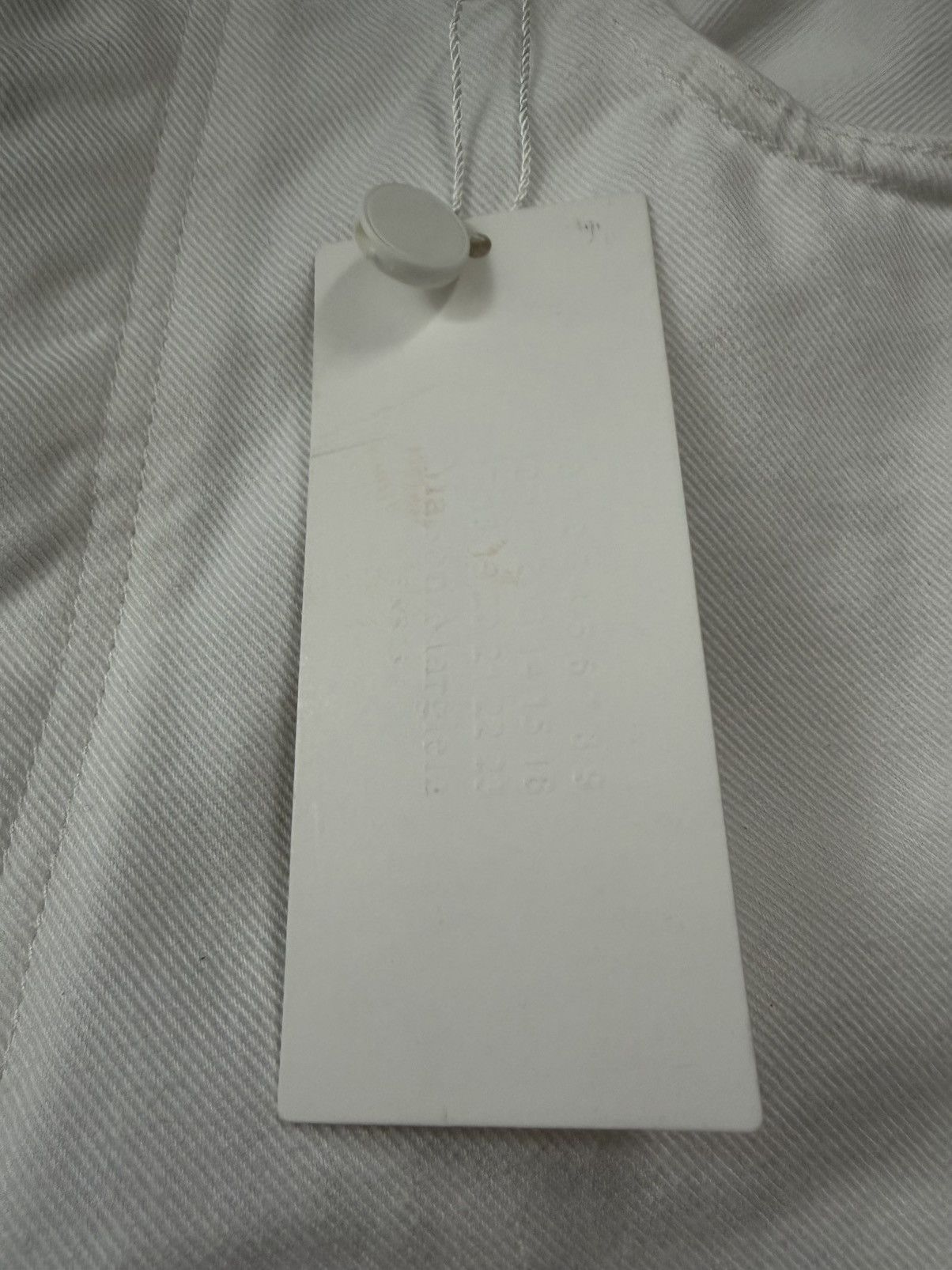 Maison Margiela AW23 Line 10 white denim jeans, size 34, made in Italy Size US 34 / EU 50 - 6 Thumbnail