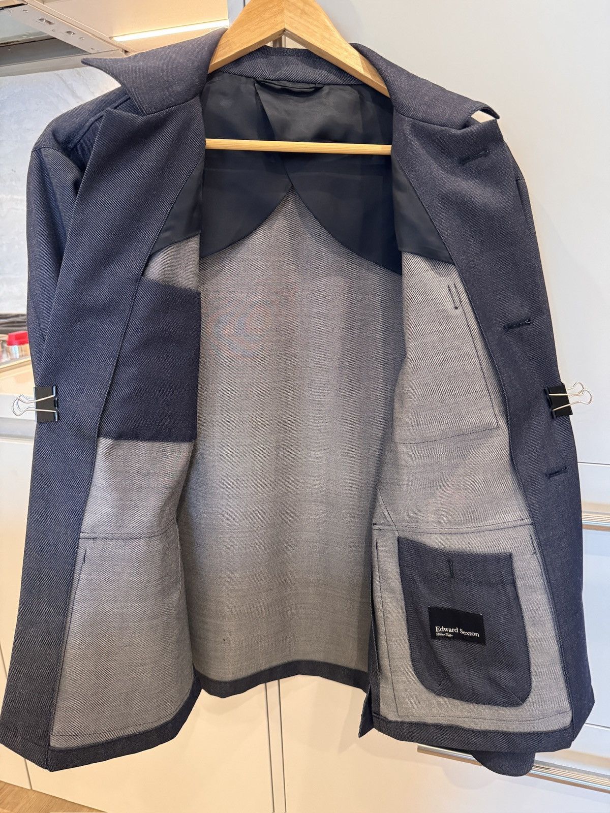 Edward Sexton Edward Sexton (Saville Row) Chore Jacket Size 38R - 3 Thumbnail
