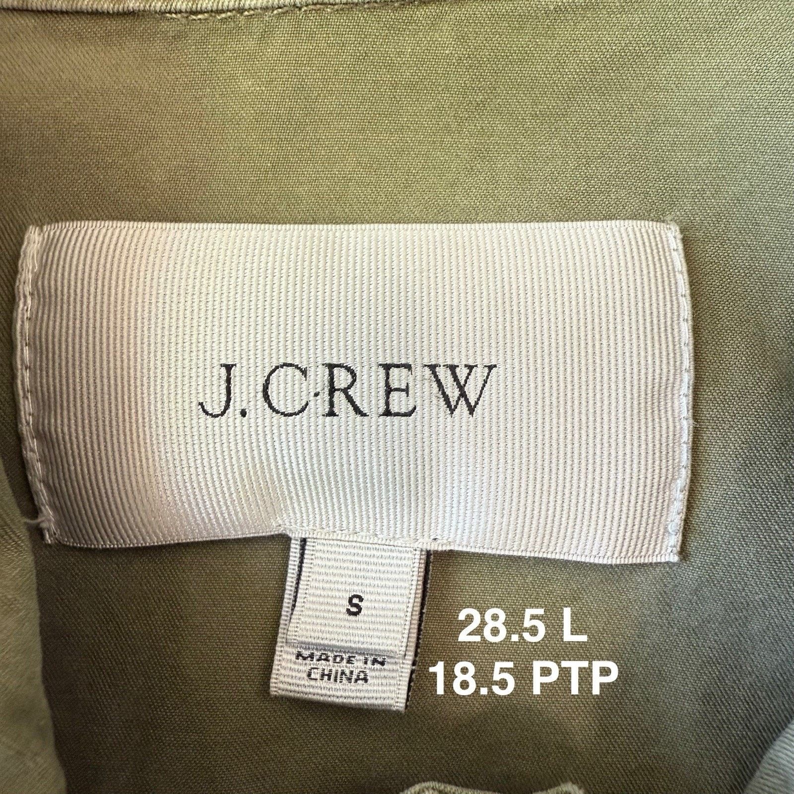 J.Crew J Crew Military Jacket Women's Small Green M65 107 Field Size S / US 4 / IT 40 - 6 Thumbnail