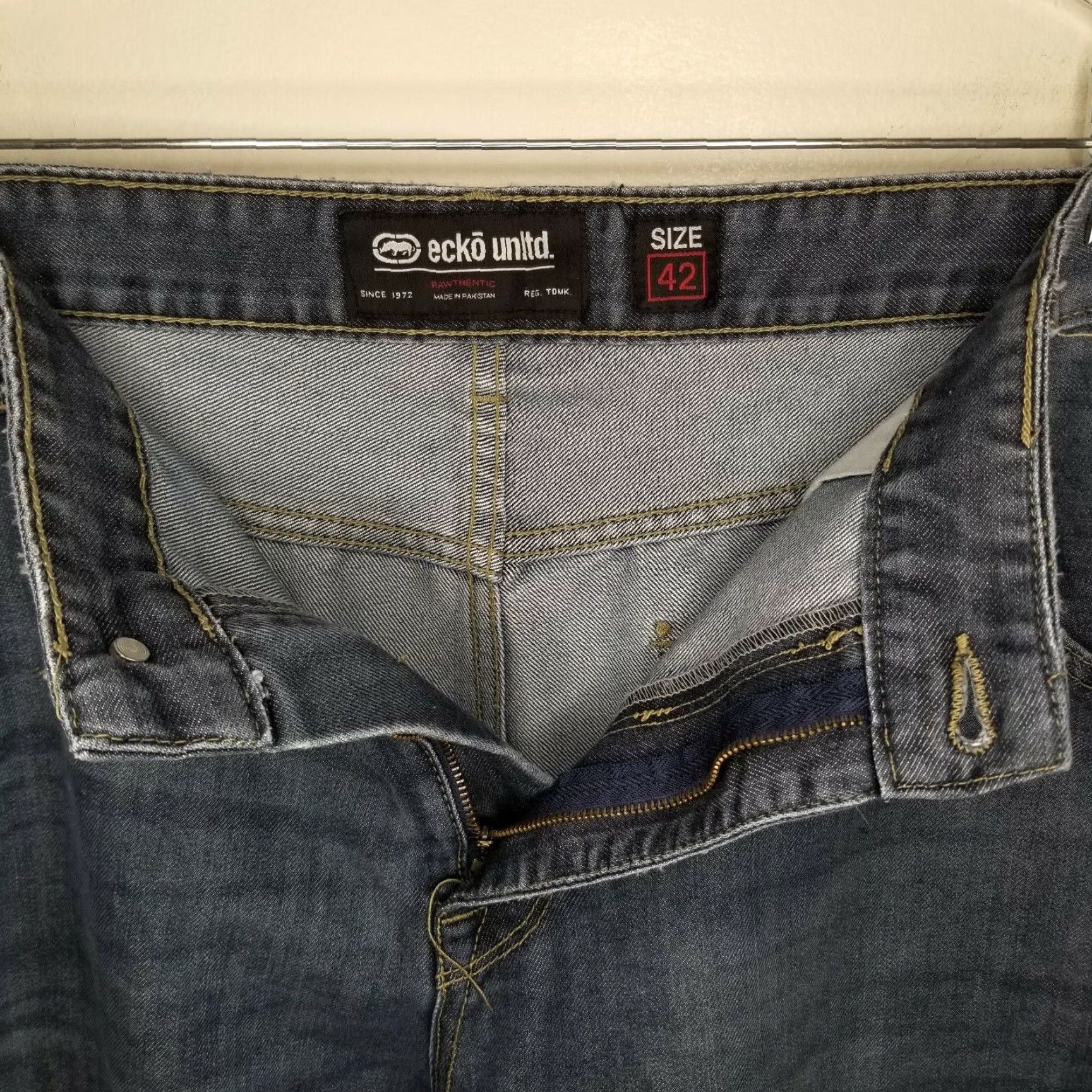 Ecko Unltd. Ecko Unltd Blue Jean Shorts Mens 42 Regular Size US 42 / EU 58 - 3 Thumbnail