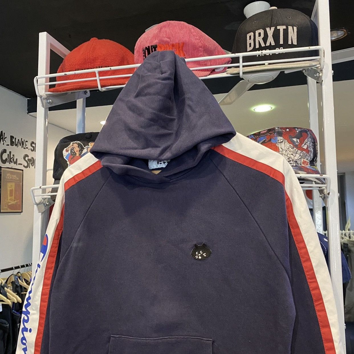 Champion × Issey Miyake × Ne-Net Issey Miyake Ne-net Champion Pullover Hoodies Size US M / EU 48-50 / 2 - 3 Thumbnail