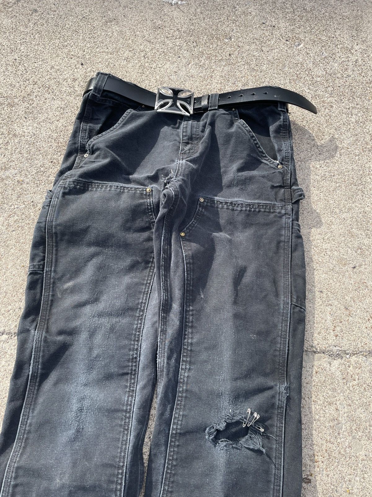 Carhartt Carhartt Faded and Distressed Double knees Size US 32 / EU 48 - 2 Thumbnail