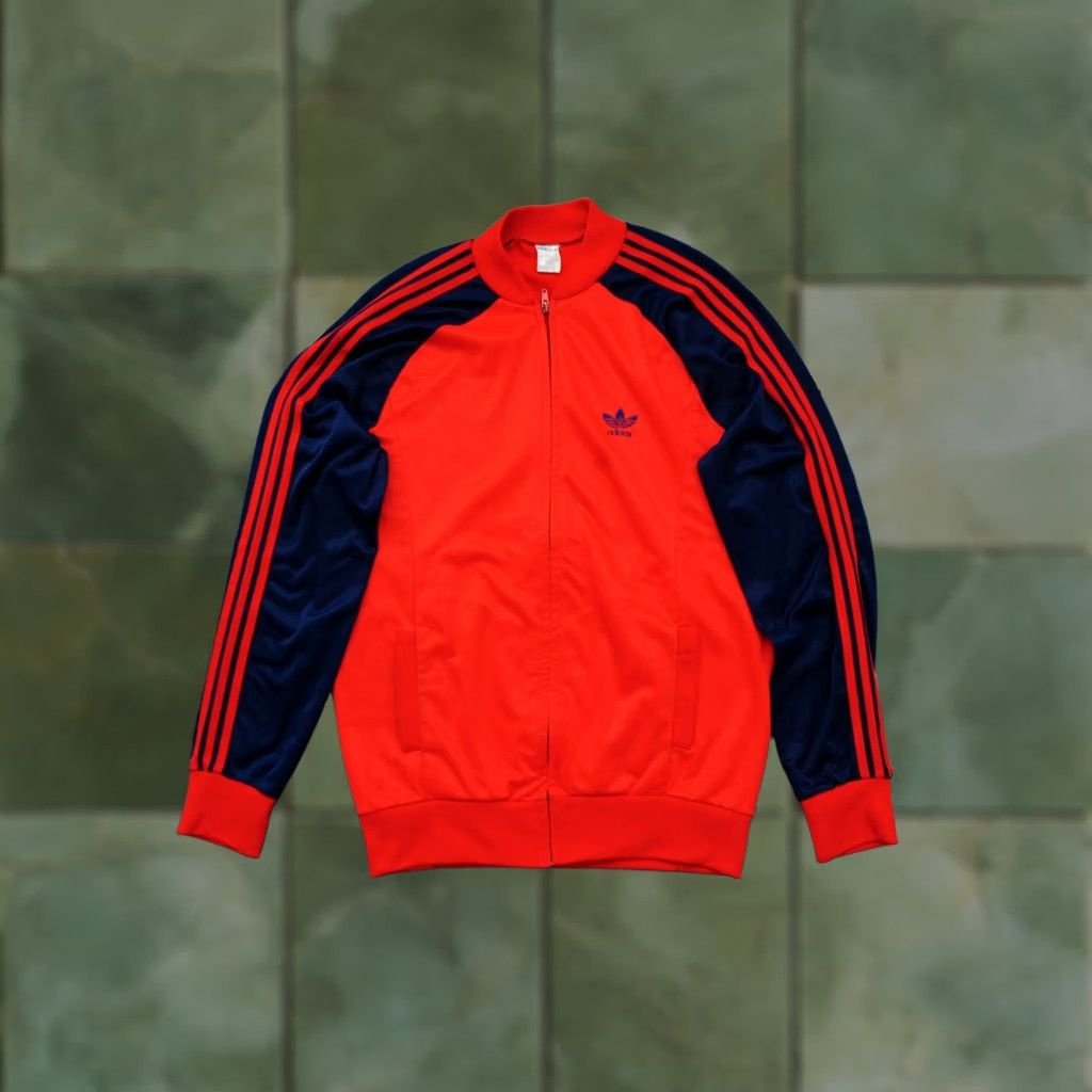 Adidas ADIDAS VENTEX FRANCE JACKET ATP TENNIS VINTAGE RETRO 80s TOP S-M RED BLUE Mens Jacket Size US S / EU 44-46 / 1 - 1 Thumbnail