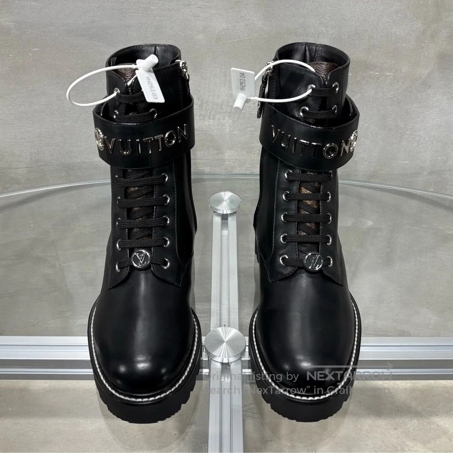 Louis Vuitton Louis Vuitton Territory Black logo Martin boots Size US 7.5 / IT 37.5 - 2 Thumbnail