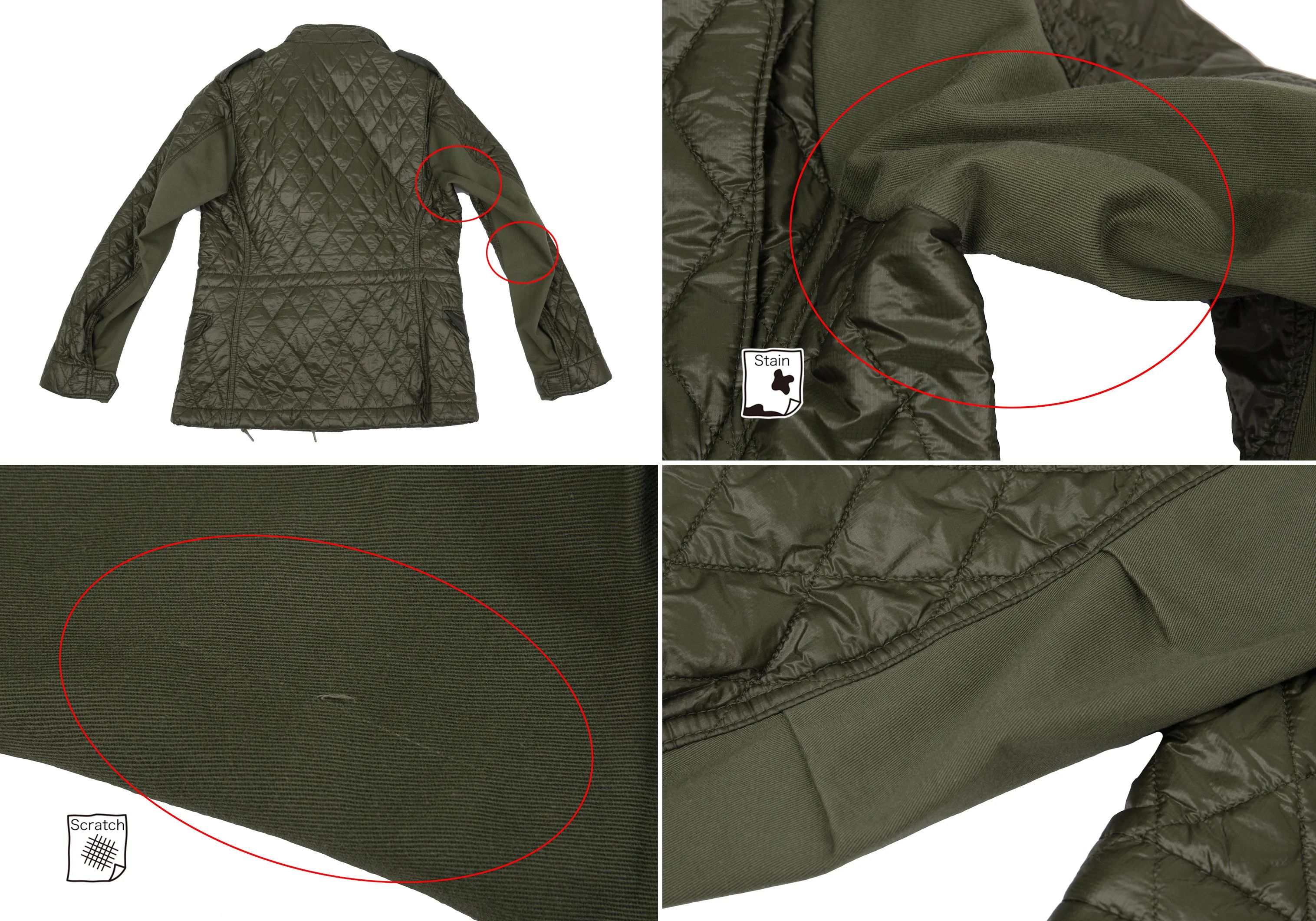 Junya Watanabe × The North Face Quilted Jacket in Khaki, Size XS Size US XS / EU 42 / 0 - 15 Thumbnail
