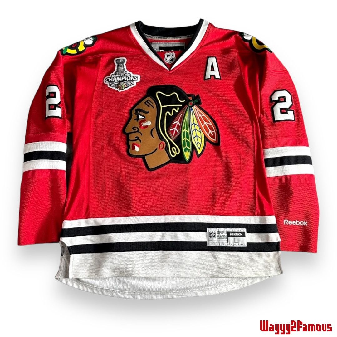 NHL × Reebok Duncan Keith 2015 Stanley Cup Champion Jersey Size US L / EU 52-54 / 3 - 1 Thumbnail
