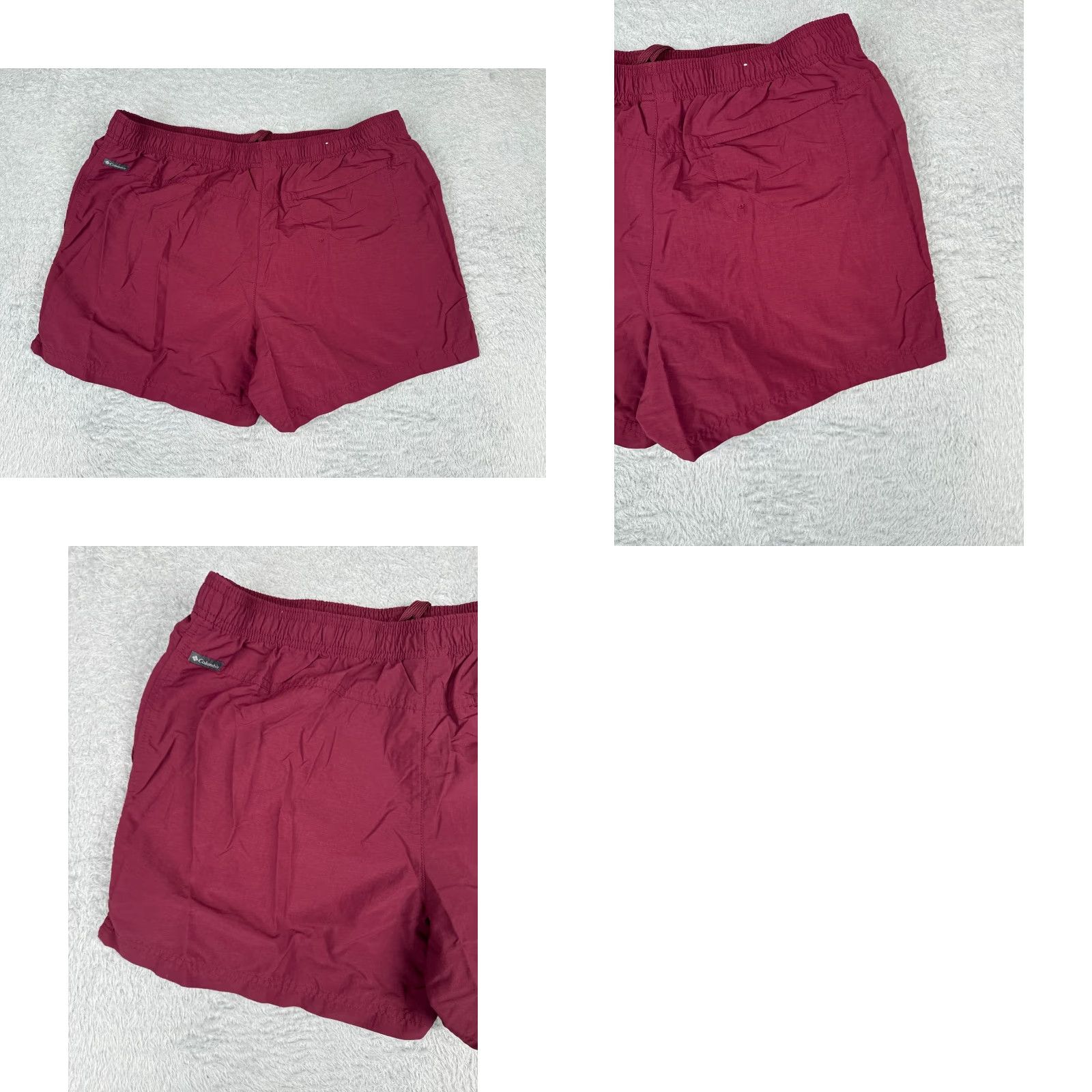 Vintage Columbia Shorts Womens XL Red 100% Nylon Cargo Pocket Casual Activewear Hiking 36x5 Men/Women? Size 40" / US 18 - 9 Thumbnail