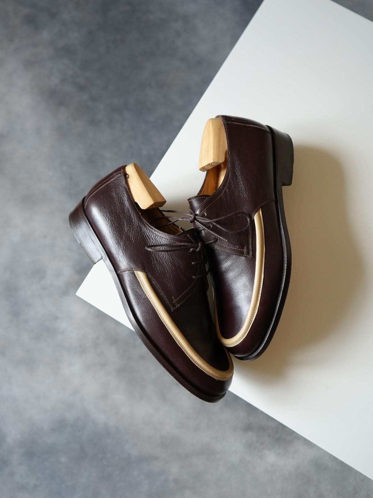 Giorgio Armani 2000's Giorgio Armani Two-Tone Toe Derby Shoes US9 VINTAGE Size US 8 / EU 41 - 7 Thumbnail