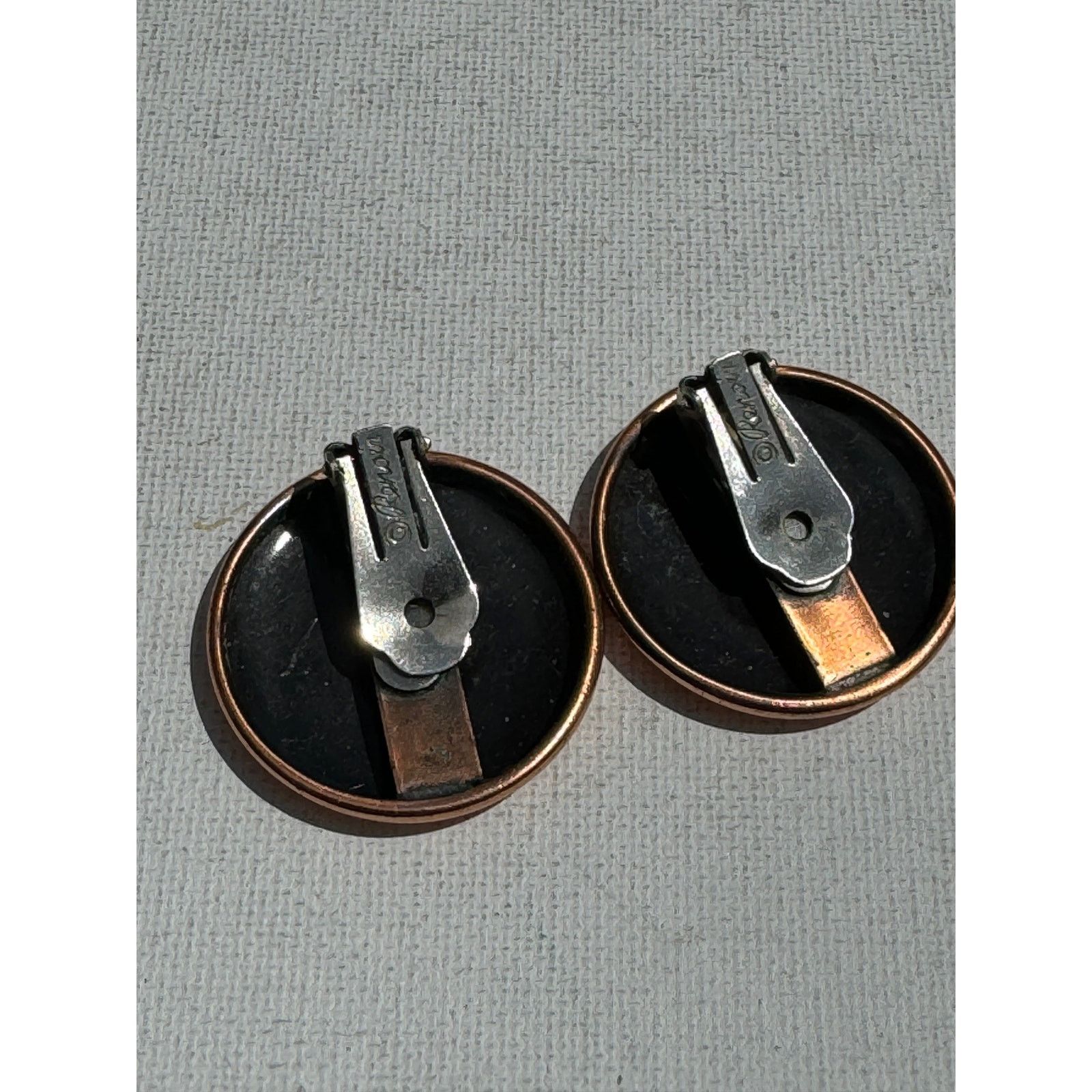 Vintage Vintage Renoir Signed Copper Earrings 1950s Size ONE SIZE - 3 Thumbnail