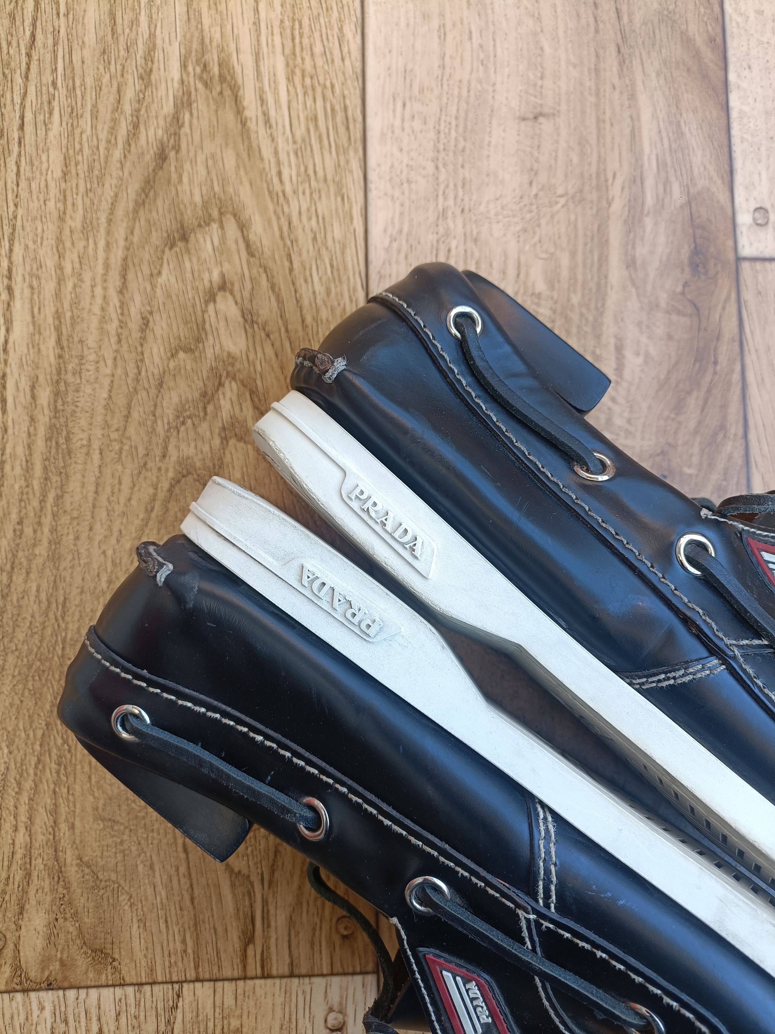 Prada Prada Classic Boat Shoes Size US 12 / EU 45 - 3 Thumbnail