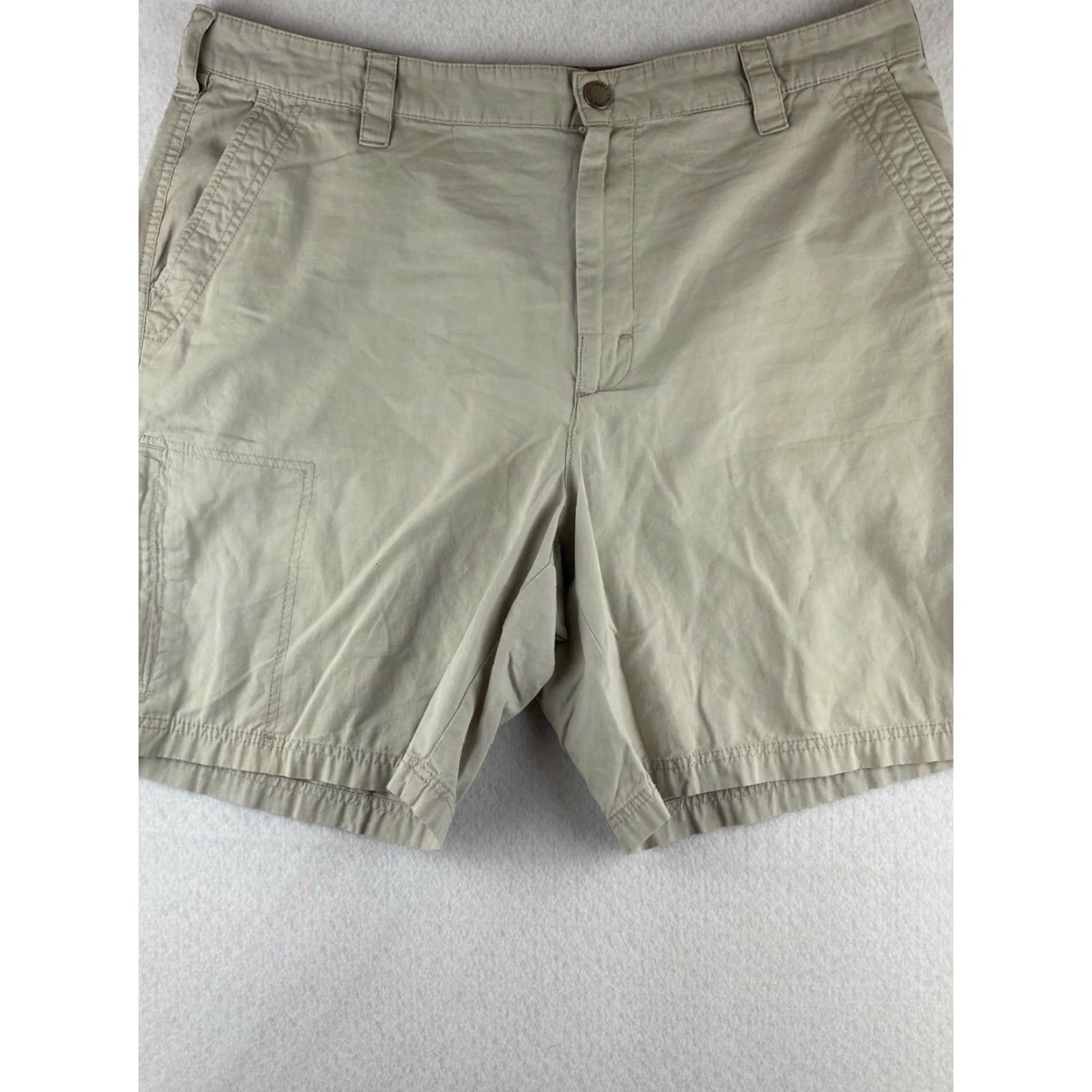 Vintage Columbia Mens Shorts Chino Flat Front 38 Khaki Casual Pocket Zip Bermuda Beach Outdoor Modern Mens Size US 38 / EU 54 - 2 Thumbnail