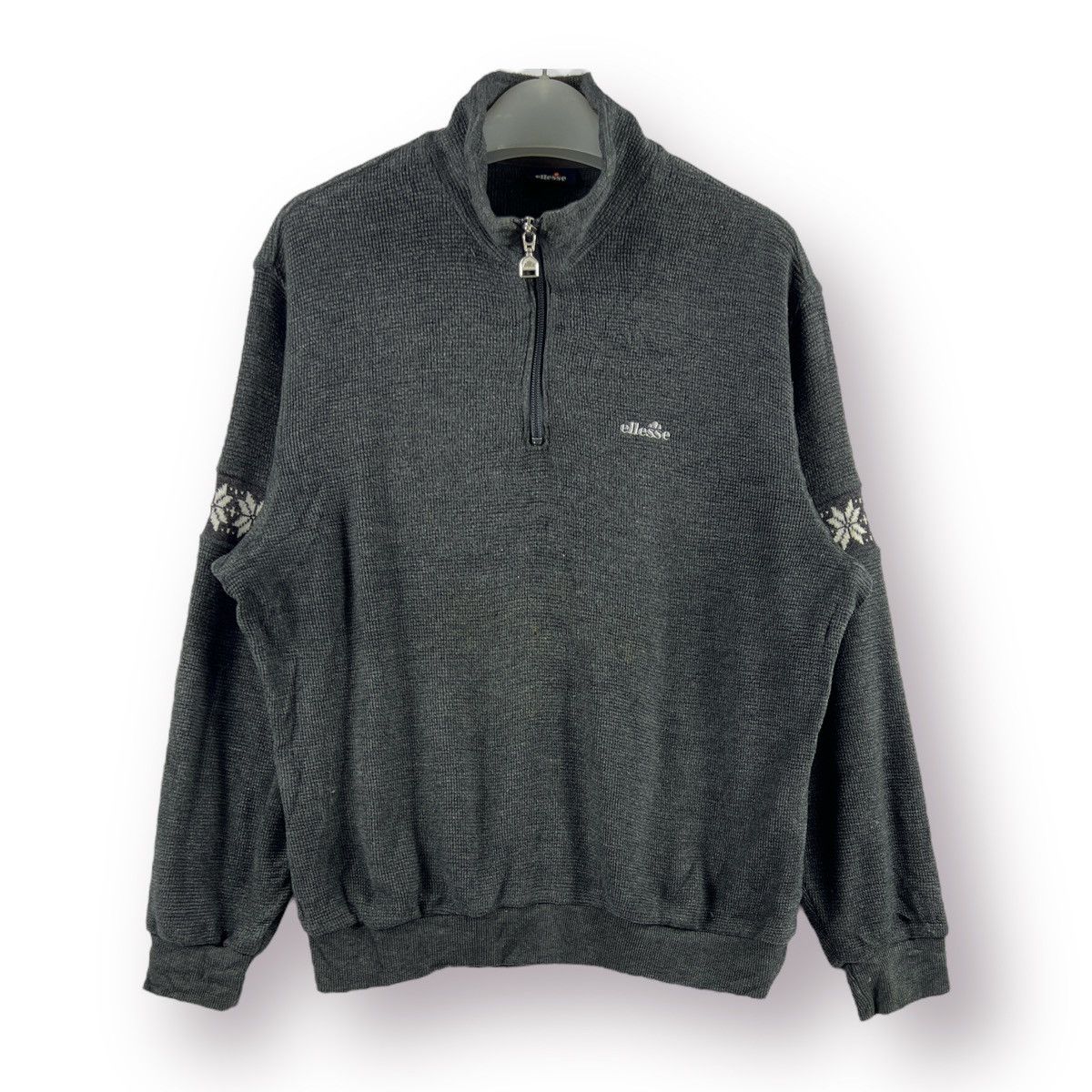 Ellesse × Vintage 🔥 Vintage Ellesse Skiwear Half zipper Sweatshirt - M Size M / US 6-8 / IT 42-44 - 1 Thumbnail