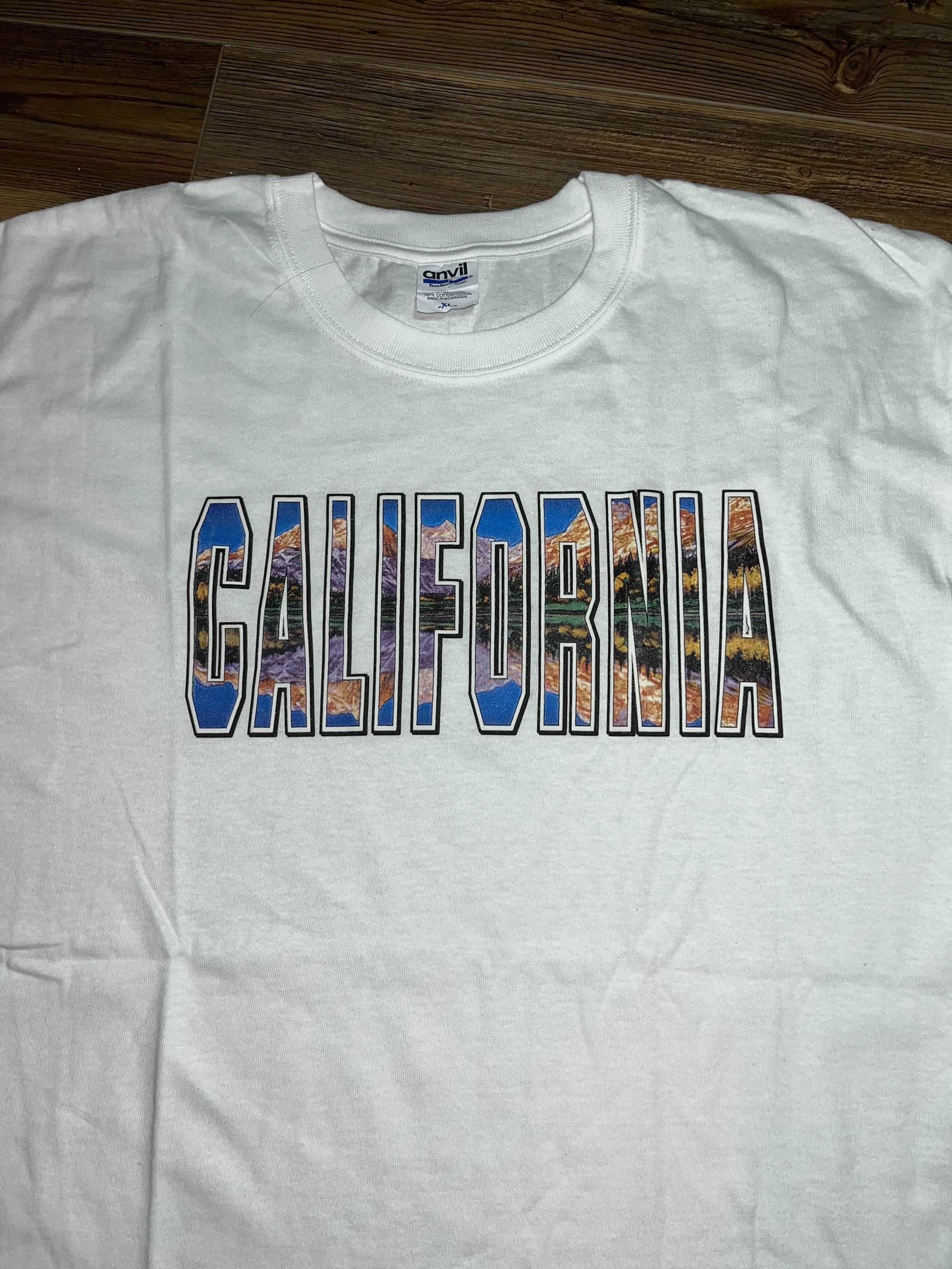 Anvil × California Republic × Vintage Y2K Deadstock California Graphic T-Shirt Size US XL / EU 56 / 4 - 1 Thumbnail