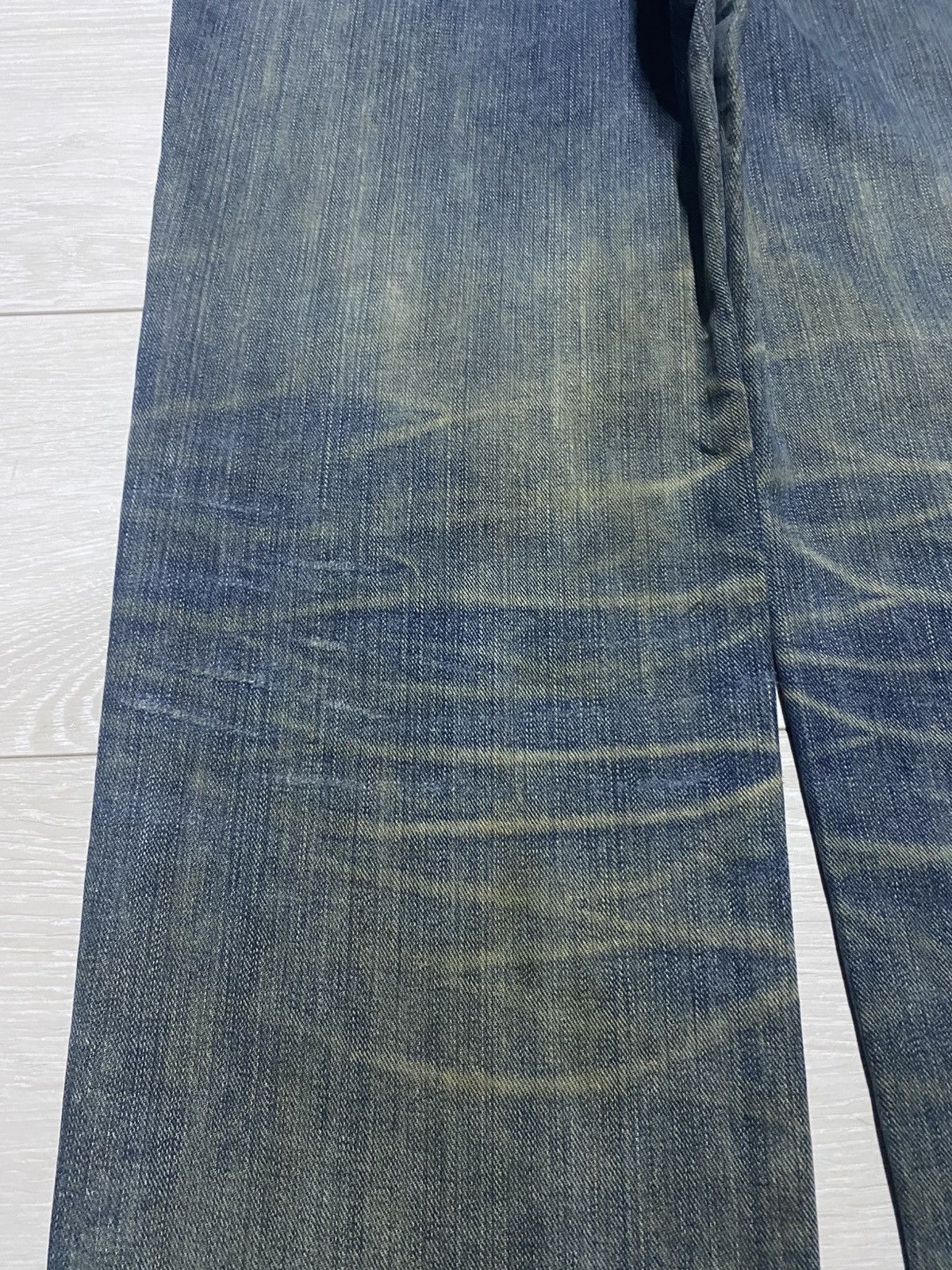 Edwin Vintage Edwin 404 Crazy Mud Wash Distressed Jeans Size US 34 / EU 50 - 7 Thumbnail