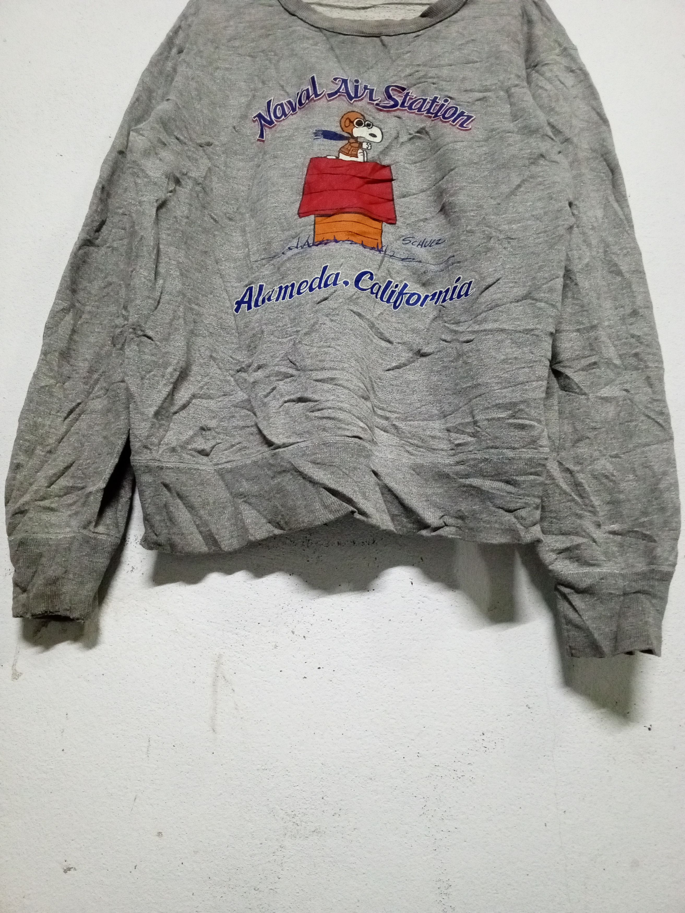 Buzz Rickson's ♨️rare80s peanuts (military naval air station ) Size US L / EU 52-54 / 3 - 5 Thumbnail