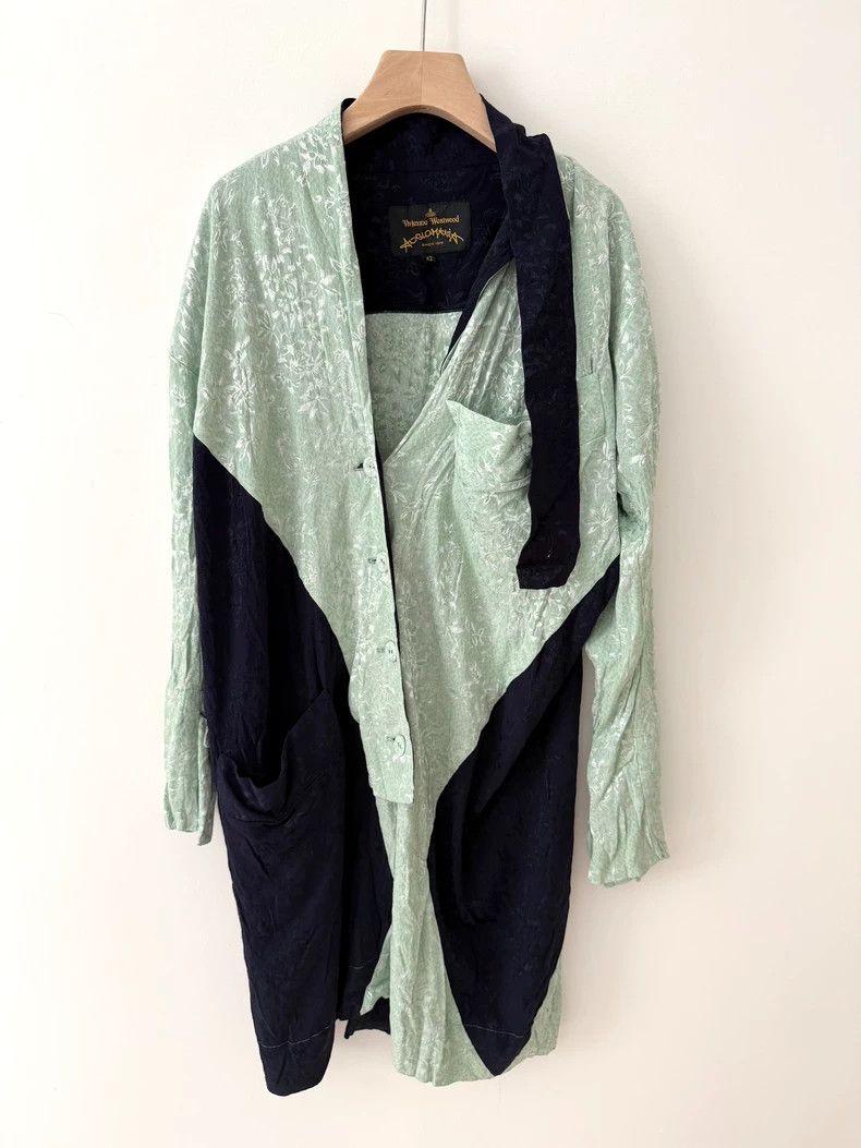 Vivienne Westwood Vivienne Westwood Blue and green color collision, deconstr Size S / US 4 / IT 40 - 4 Thumbnail