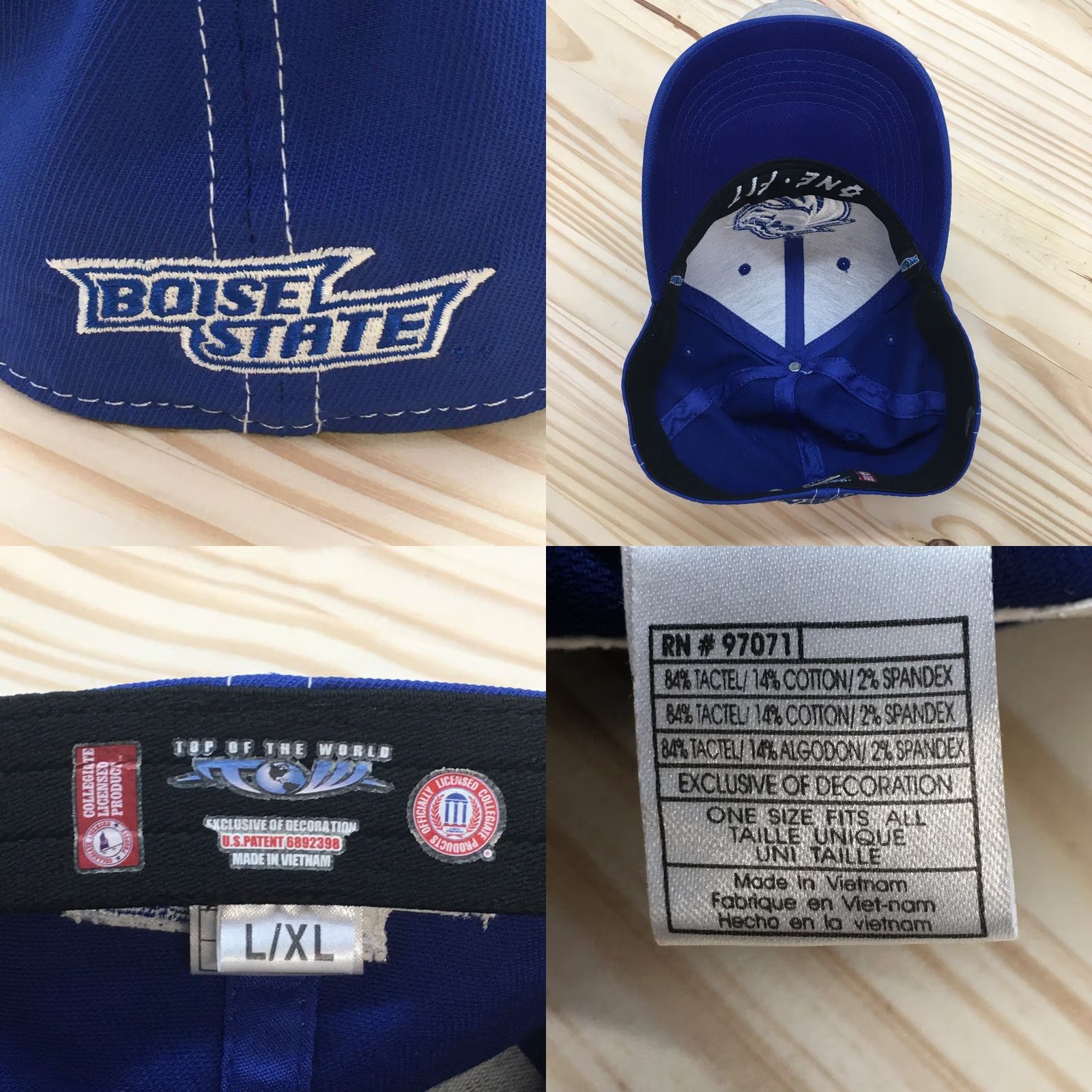 Top Of The World Top Of The World Boise State Broncos Baseball Cap Men Blue OS Embroidered Logo Size US M / EU 48-50 / 2 - 8 Thumbnail