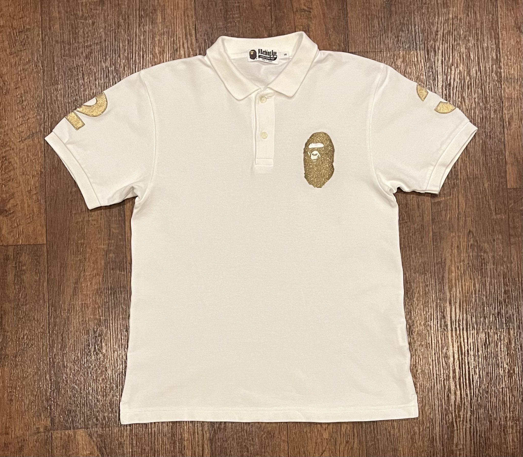 Bape Vintage Bape polo shirt A Bathing Ape 93 Rip-off Polo ralph