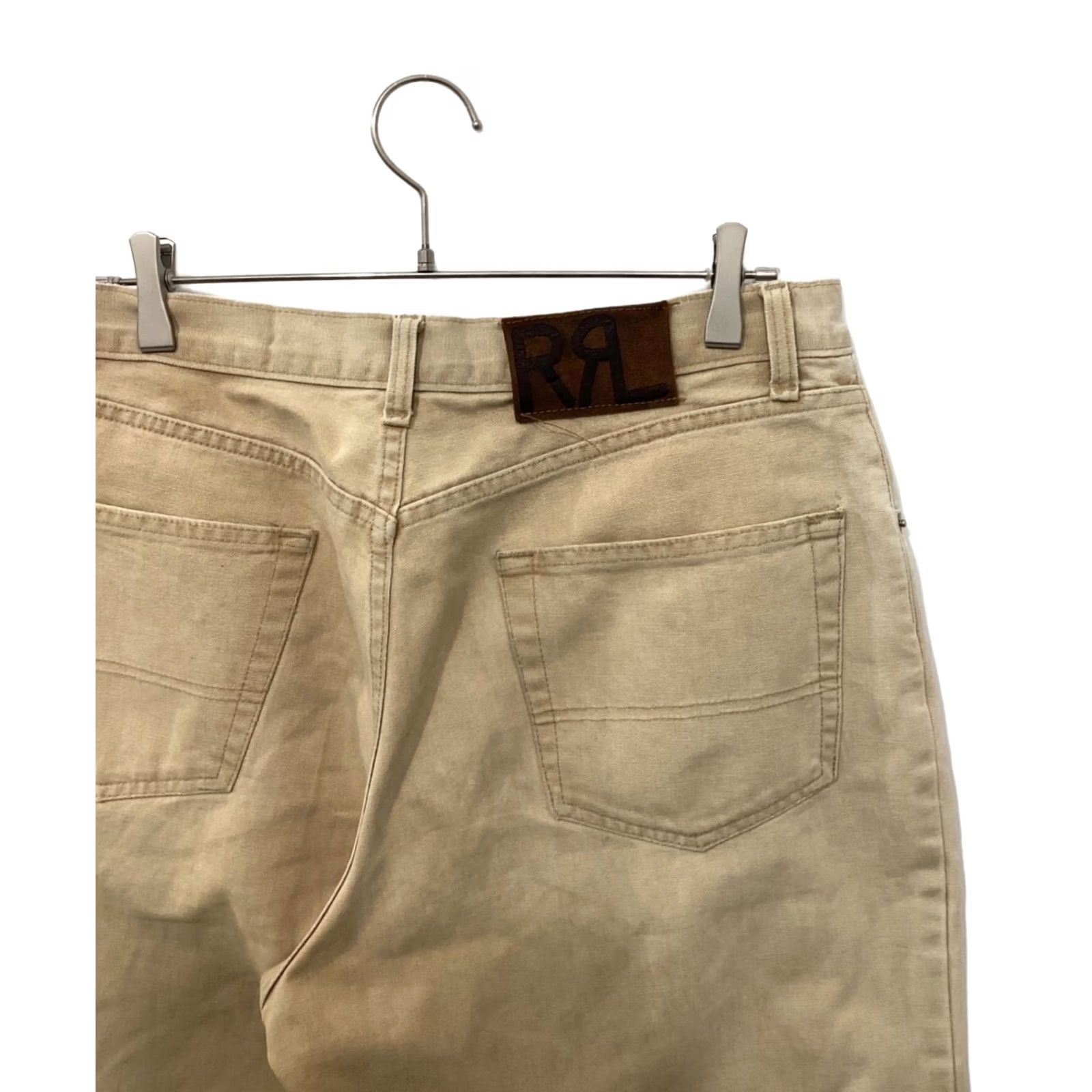 Ralph Lauren RRL Ralph Lauren Pants Mens 34 Brown Duck Size Back Logo Patch Cotton Men Used Size US 34 / EU 50 - 3 Thumbnail