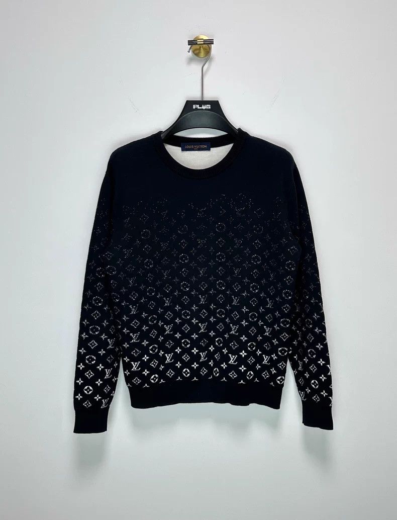 Louis Vuitton Louis Vuitton Black and white gradient presbyopic sweater Size US M / EU 48-50 / 2 - 1 Thumbnail