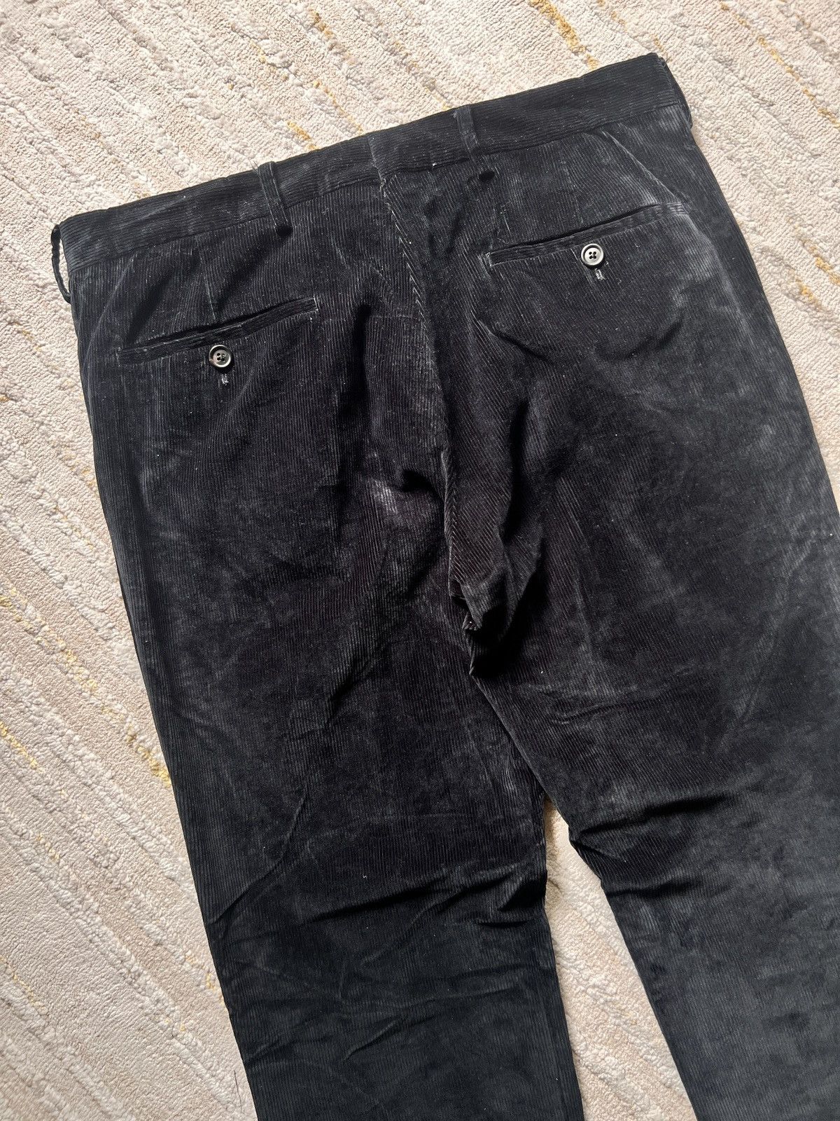 Prada Prada Dark Blue Velvet Denim Trousers Size US 32 / EU 48 - 7 Thumbnail