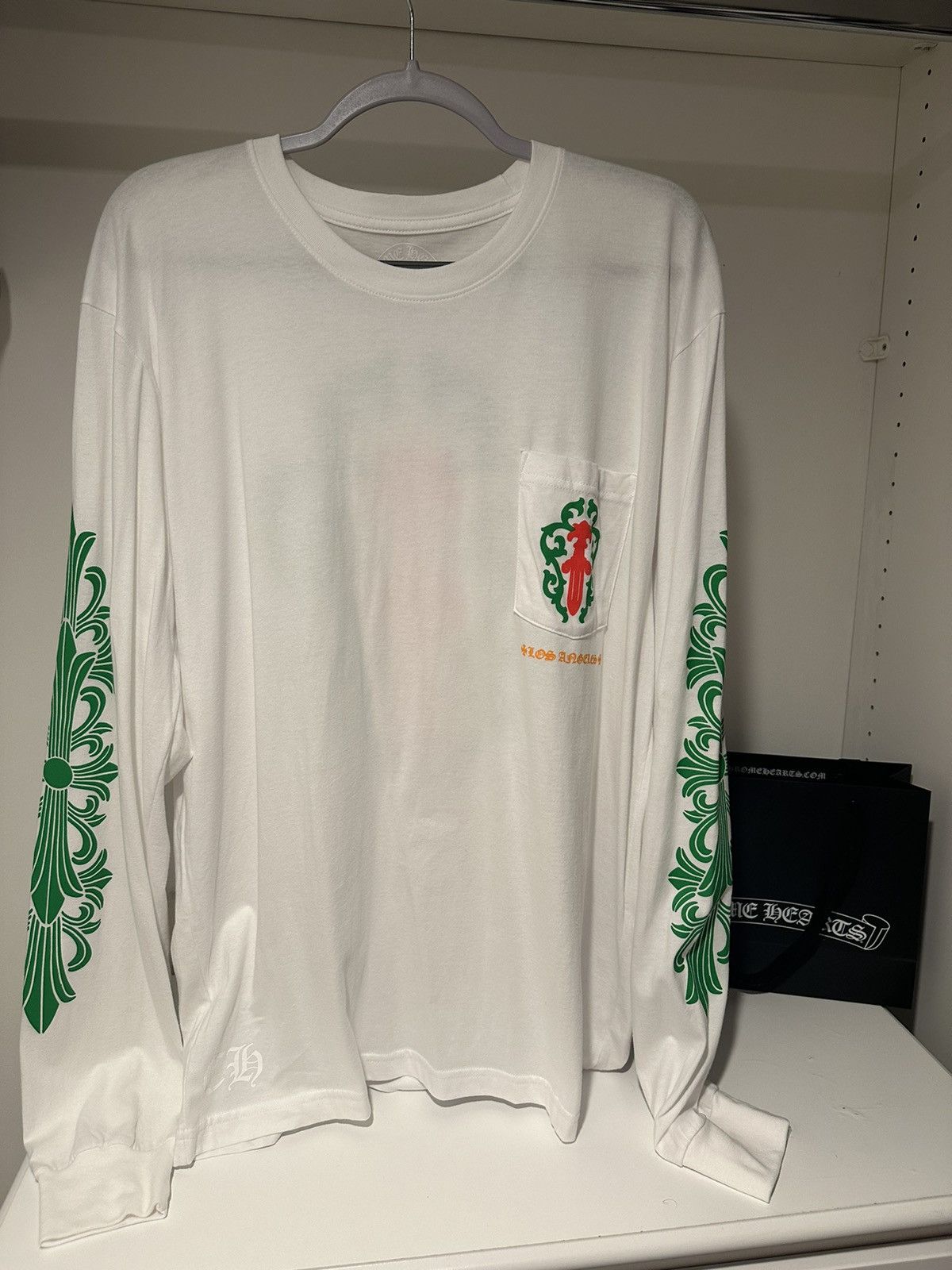 CHROME HEARTS クロムハーツ Los Angeles Dagger Print L/S Tee 