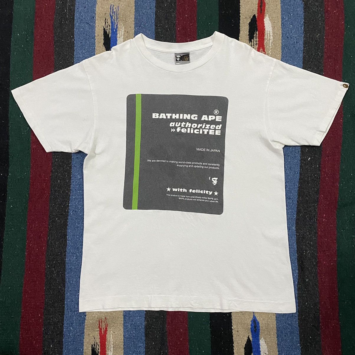 Bape VINTAGE 90S A BATHING APE T-SHIRT | Grailed