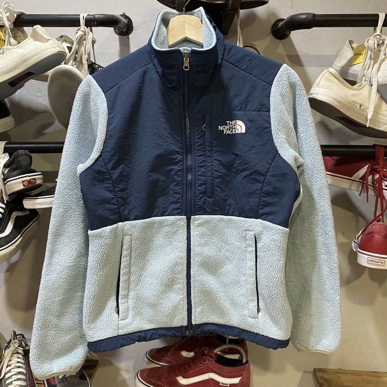 The North Face × Vintage The North Face Polartec Recycled Denali Jacket Light Blue Size XS / US 0-2 / IT 36-38 - 1 Thumbnail