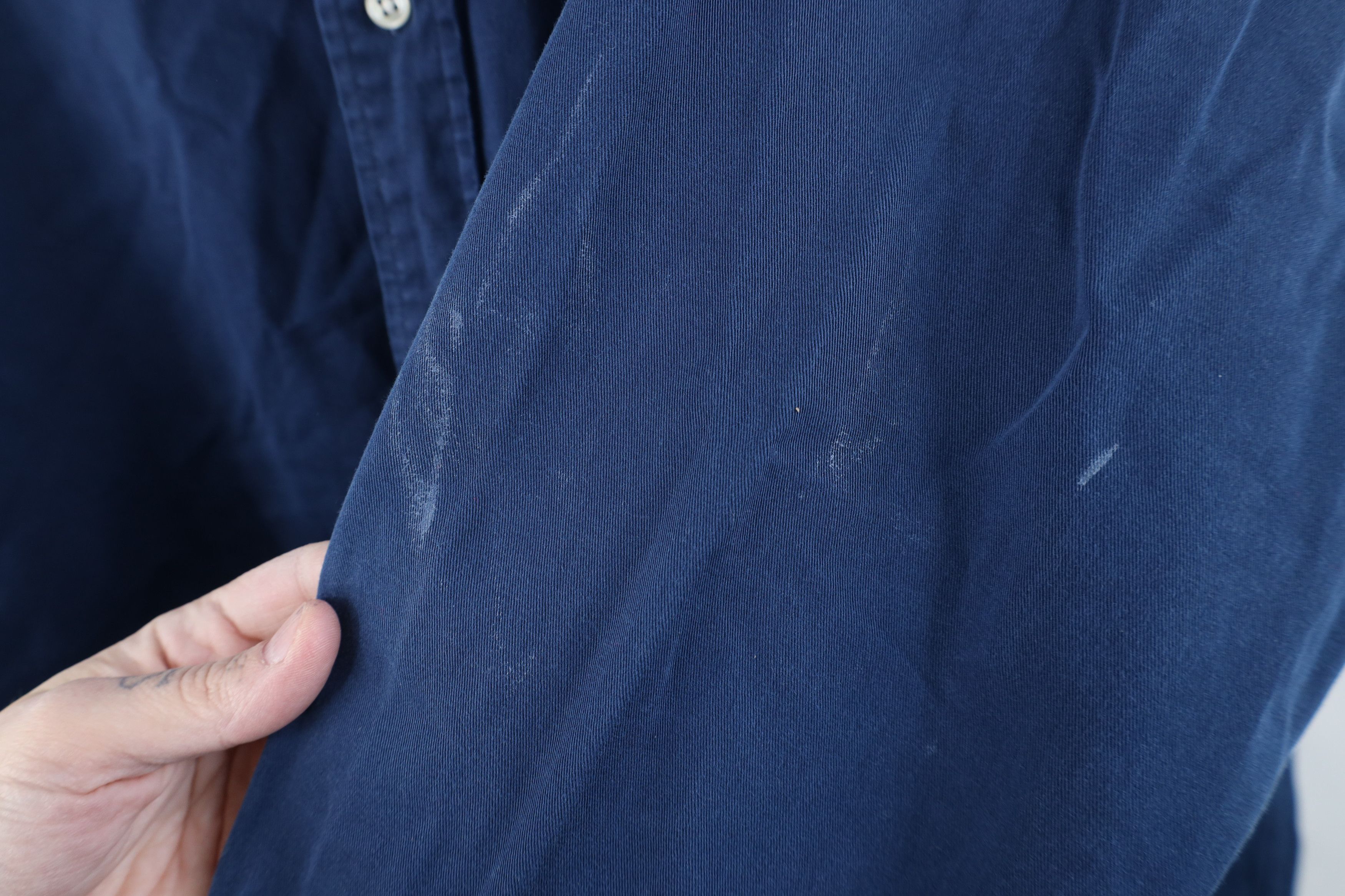 Ralph Lauren Vintage 90s Ralph Lauren Heavy Collared Button Down Shirt Size US M / EU 48-50 / 2 - 8 Thumbnail