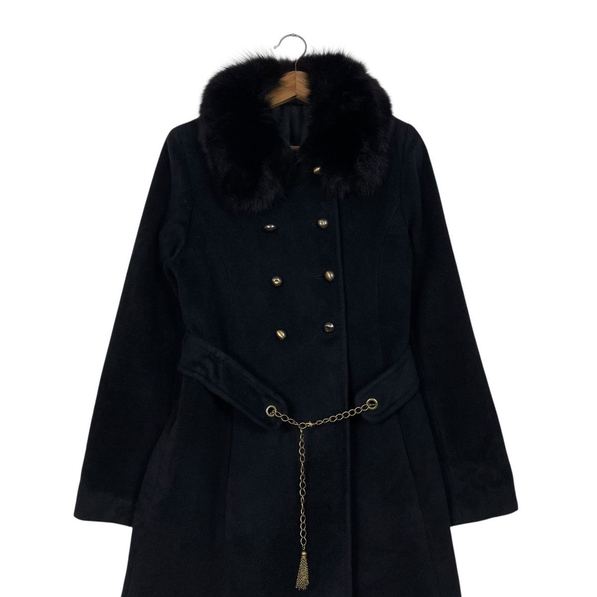 Comme Ca Ism Comme Ca Ism Black Double Breasted Women Coat Size S / US 4 / IT 40 - 3 Thumbnail