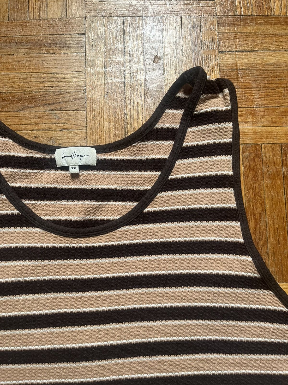 Second/Layer Waffle Knit Tank Size US XXL / EU 58 / 5 - 2 Thumbnail