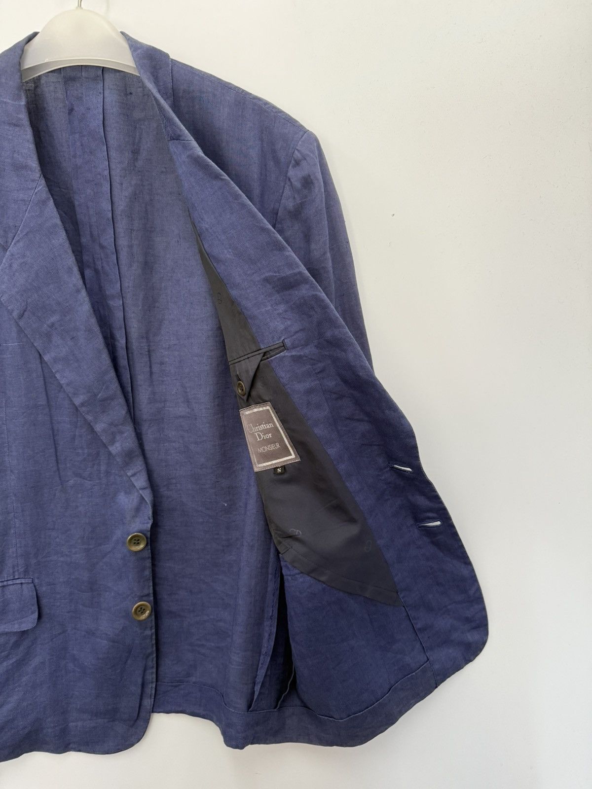 Christian Dior Monsieur × Vintage 🔥 Christian Dior Light Blazer Jacket - S Size US S / EU 44-46 / 1 - 5 Thumbnail