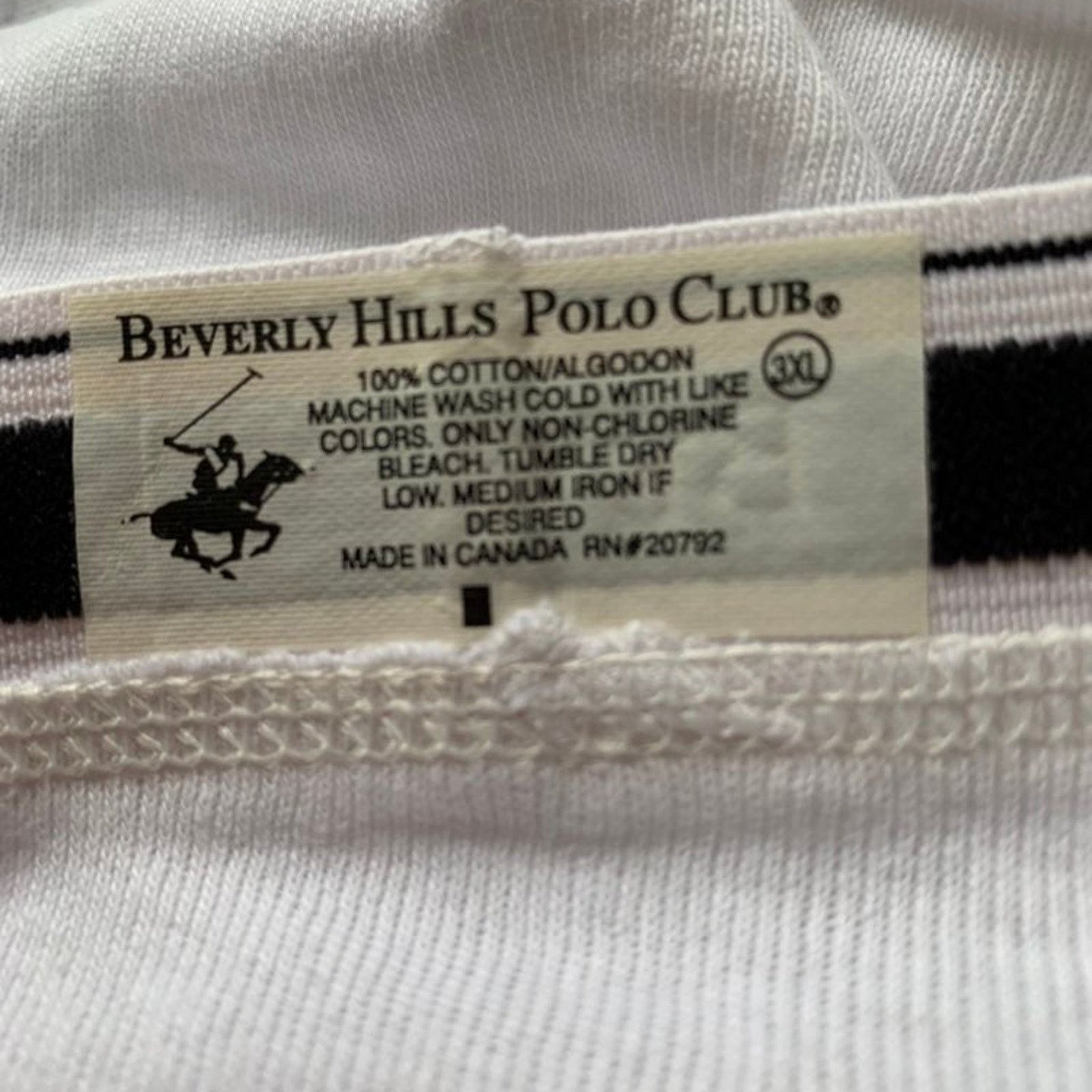 Beverly Hills Polo Club Beverly Hills Polo Club Men's Size 3XL Briefs White Cotton Size ONE SIZE - 6 Thumbnail