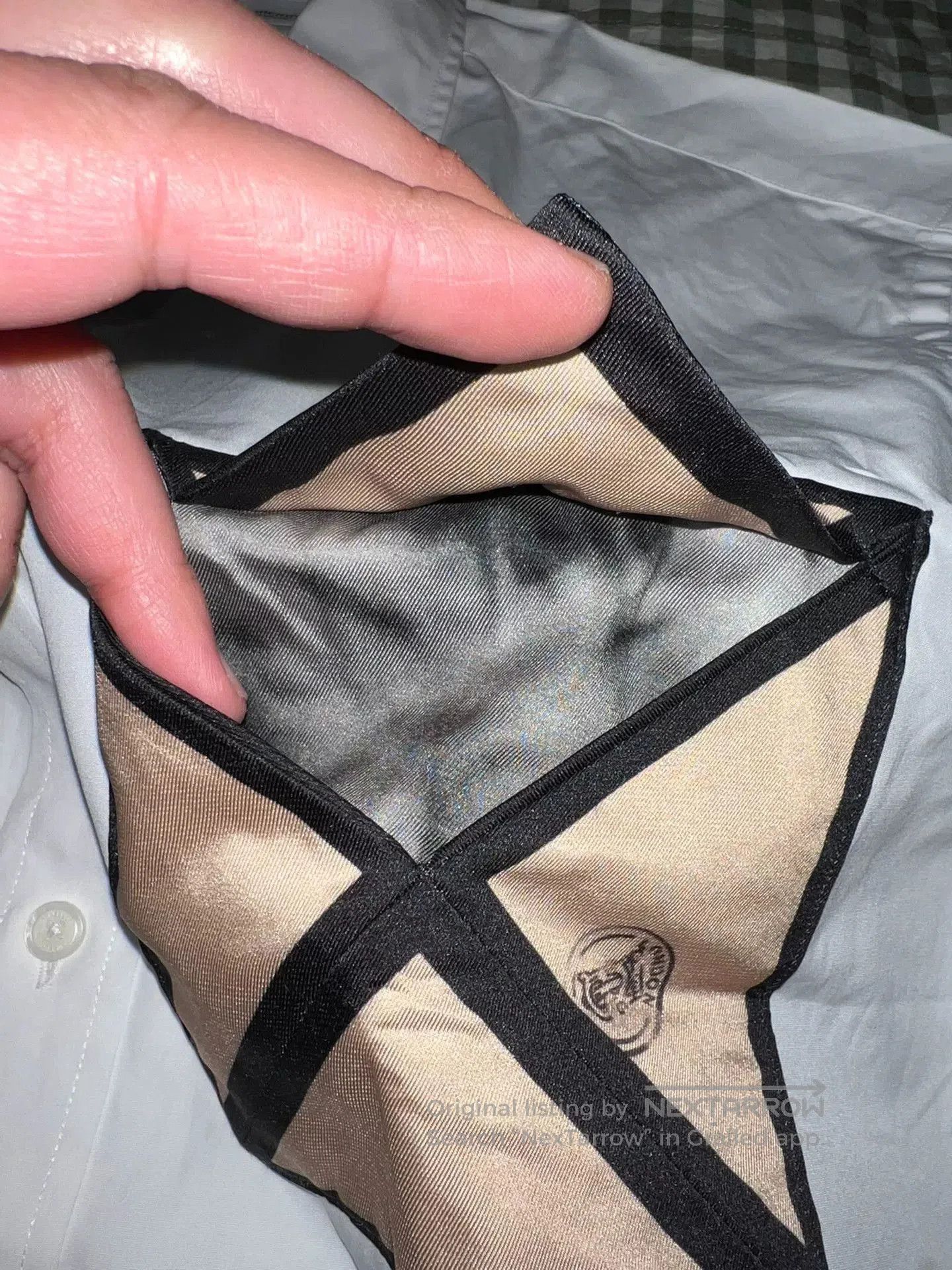 Burberry burberry silk shirt with unique pocket design. Size US L / EU 52-54 / 3 - 4 Thumbnail