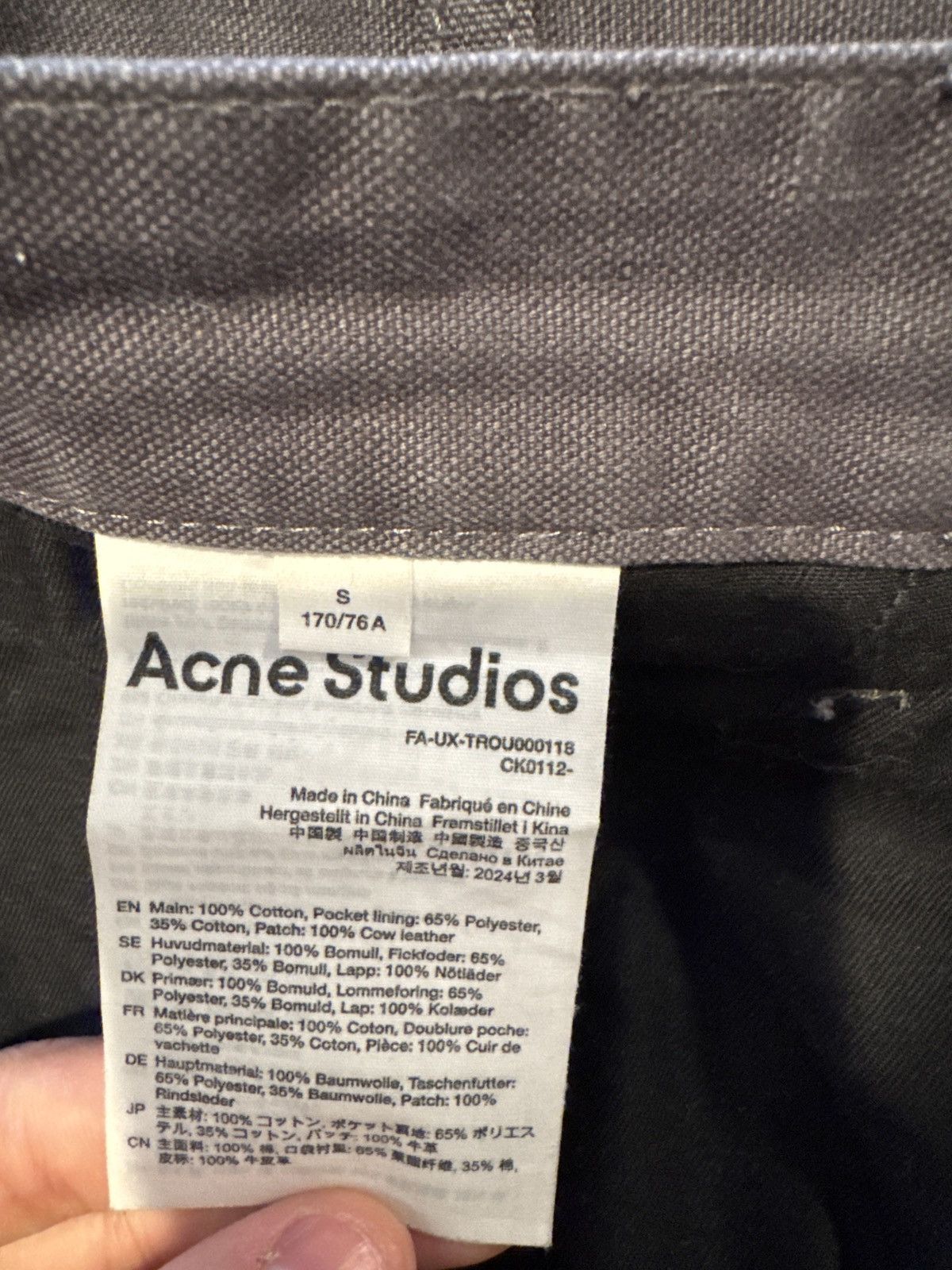 Acne Studios Acne studios double knee wide boot cut denim Size US 32 / EU 48 - 4 Thumbnail