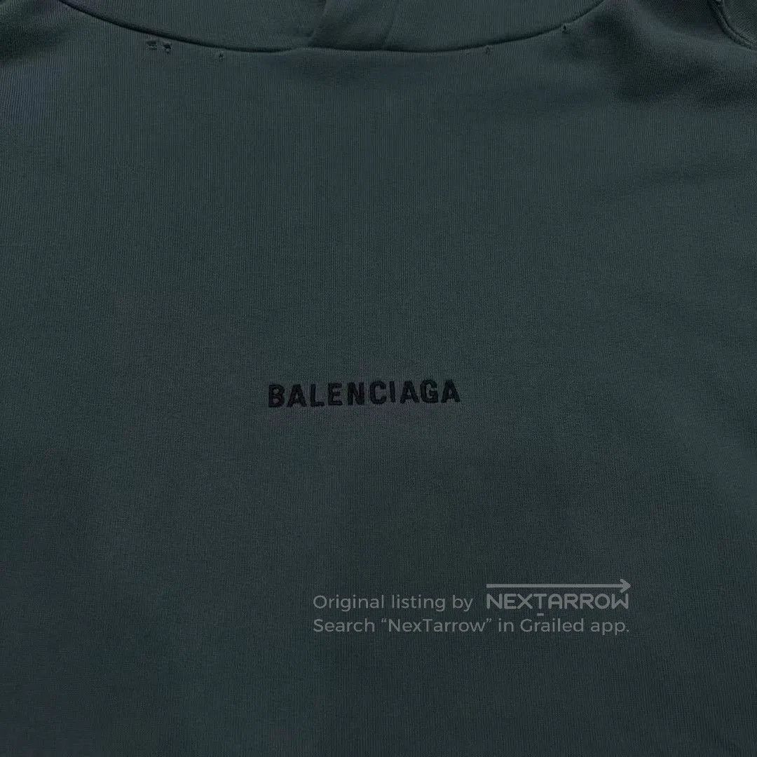 Balenciaga Balenciaga 23FW Logo Embroidered Hoodie. Size US M / EU 48-50 / 2 - 5 Thumbnail