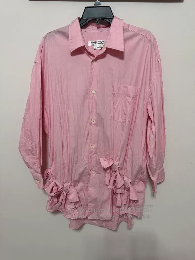 Comme des Garcons Comme Des Garcons Pink Bow Shirt Size S / US 4 / IT 40 - 3 Thumbnail