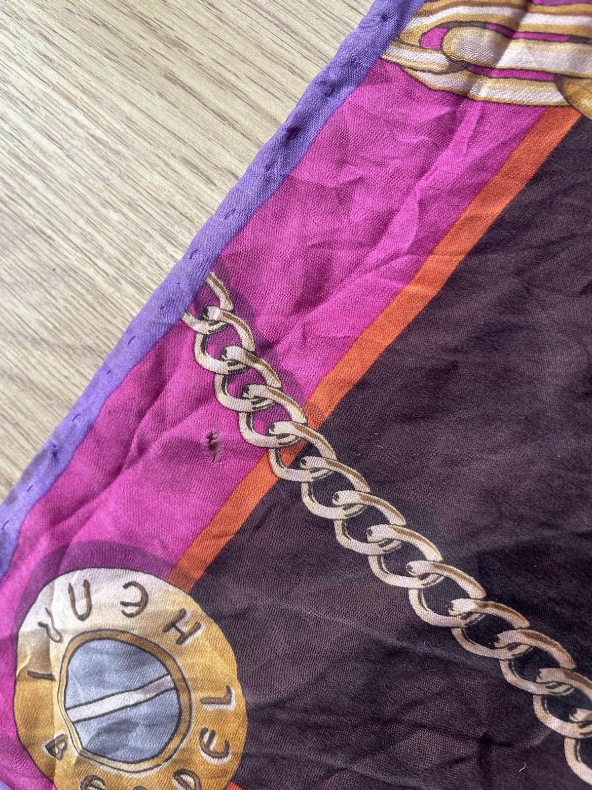 Designer 80s Henri Bendel 100% Silk Vintage Scarf 712th New York Size ONE SIZE - 6 Thumbnail