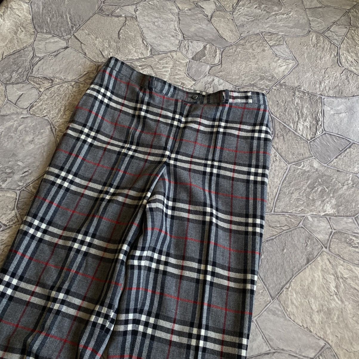 Burberry Vintage Burberrys Nova Check Wool Archival Burberry Pants Size US 34 / EU 50 - 3 Thumbnail