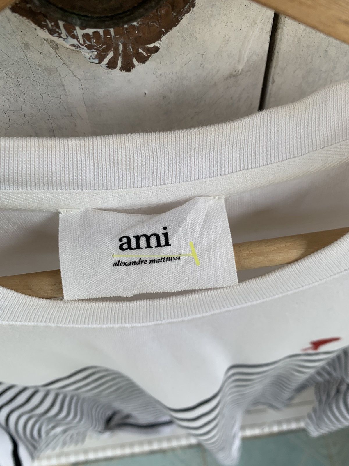 AMI Ami Paris Ami De Coeur Striped Size Large Size US L / EU 52-54 / 3 - 5 Thumbnail