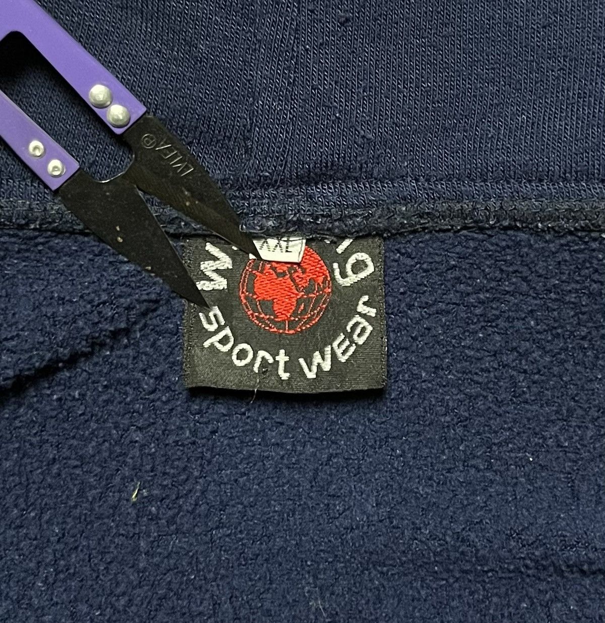 Wu-Tang Clan Vintage Wu-Tang Clan Hoodie Big Logo Navy Size 2XL Size US XXL / EU 58 / 5 - 12 Thumbnail