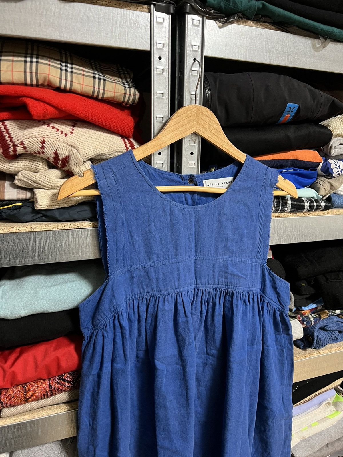 Apiece Apart × Vintage Vintage Apiece Apart NY Midi Tank Dress Sleeveless Size S Size S / US 4 / IT 40 - 2 Thumbnail