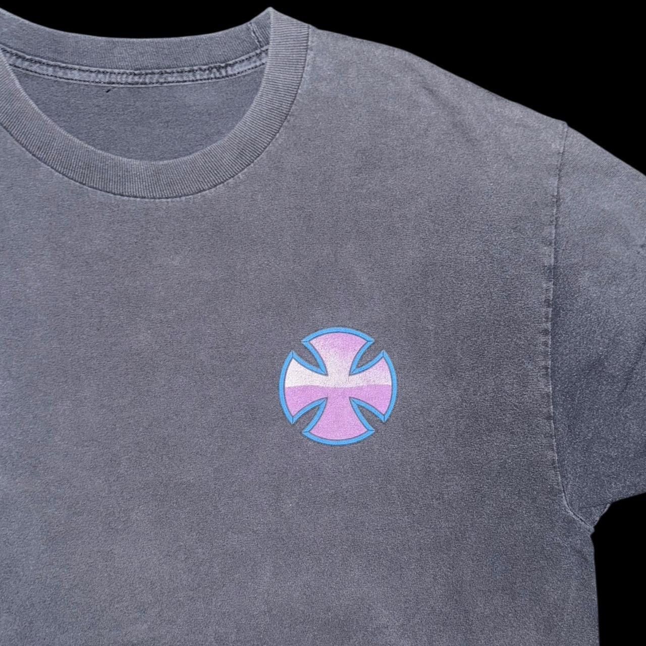 Independent Truck Co. Vintage 90s Independent Truck Co. Skateboard Iron Cross Tee Size US XL / EU 56 / 4 - 4 Thumbnail