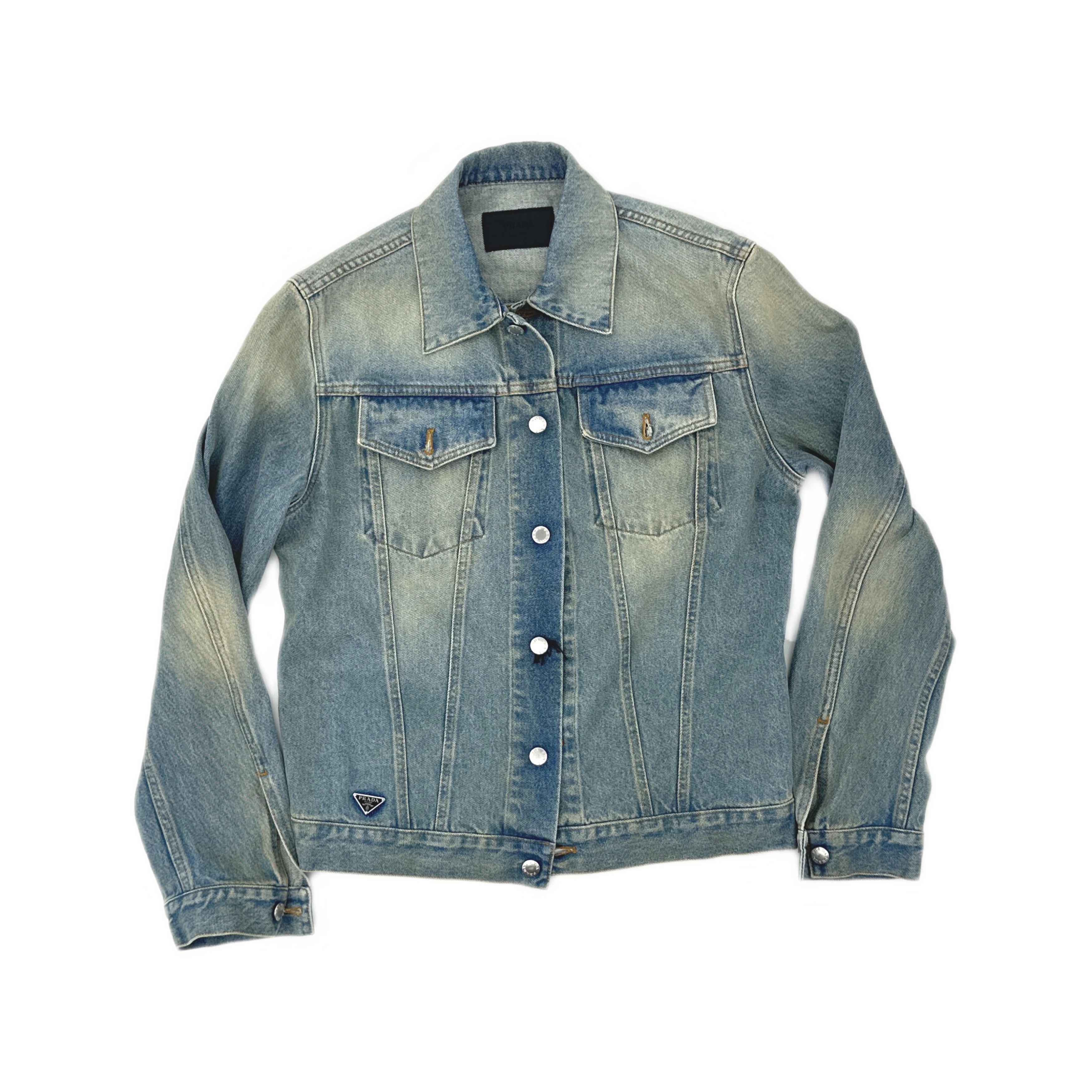 Prada PRADA Blue Denim Jacket Size S Size US S / EU 44-46 / 1 - 1 Thumbnail