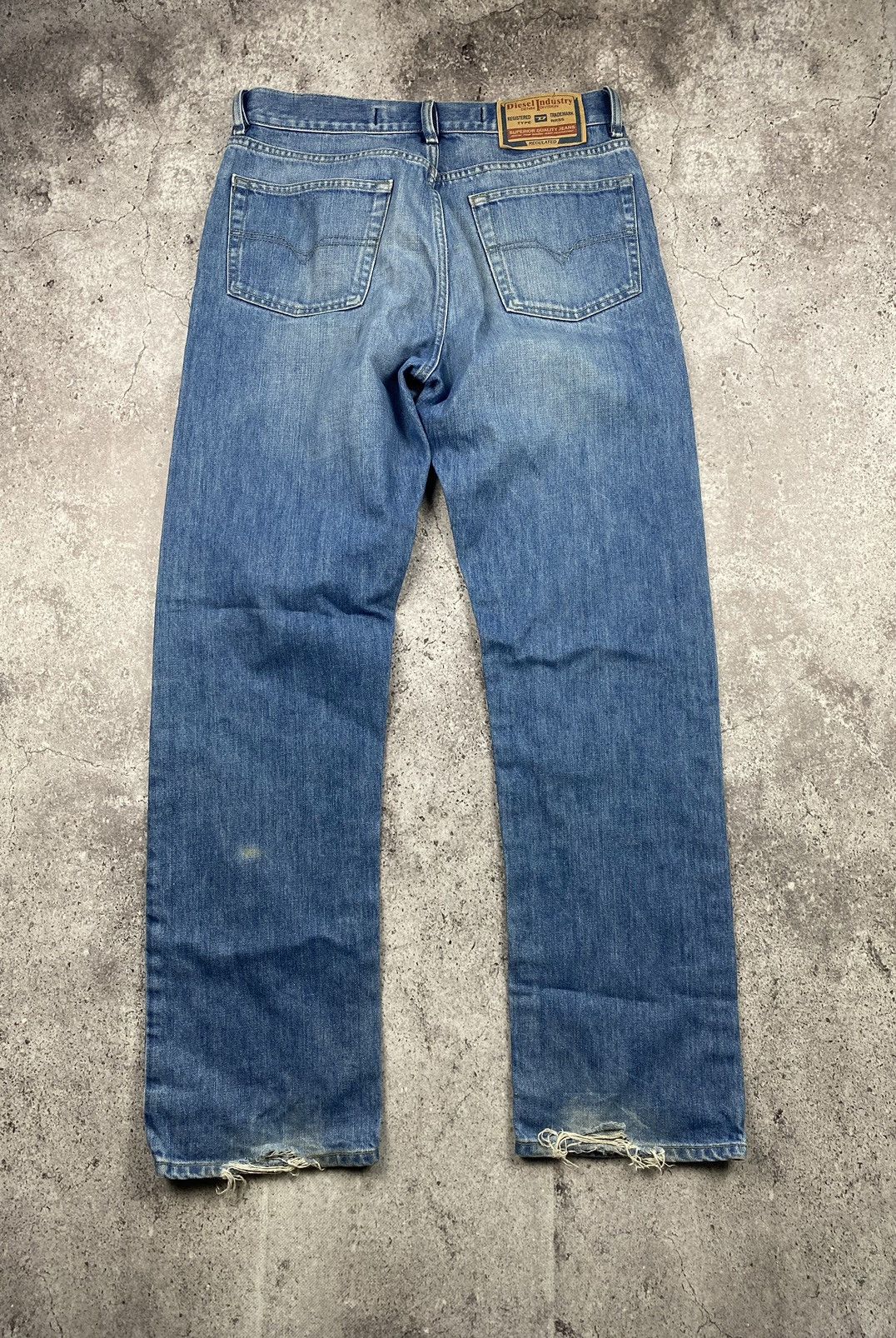 Diesel × Japanese Brand × Junya Watanabe Vintage Diesel Junya Watanabe Baggy distressed Japan jeans😊 Size US 38 / EU 54 - 1 Thumbnail