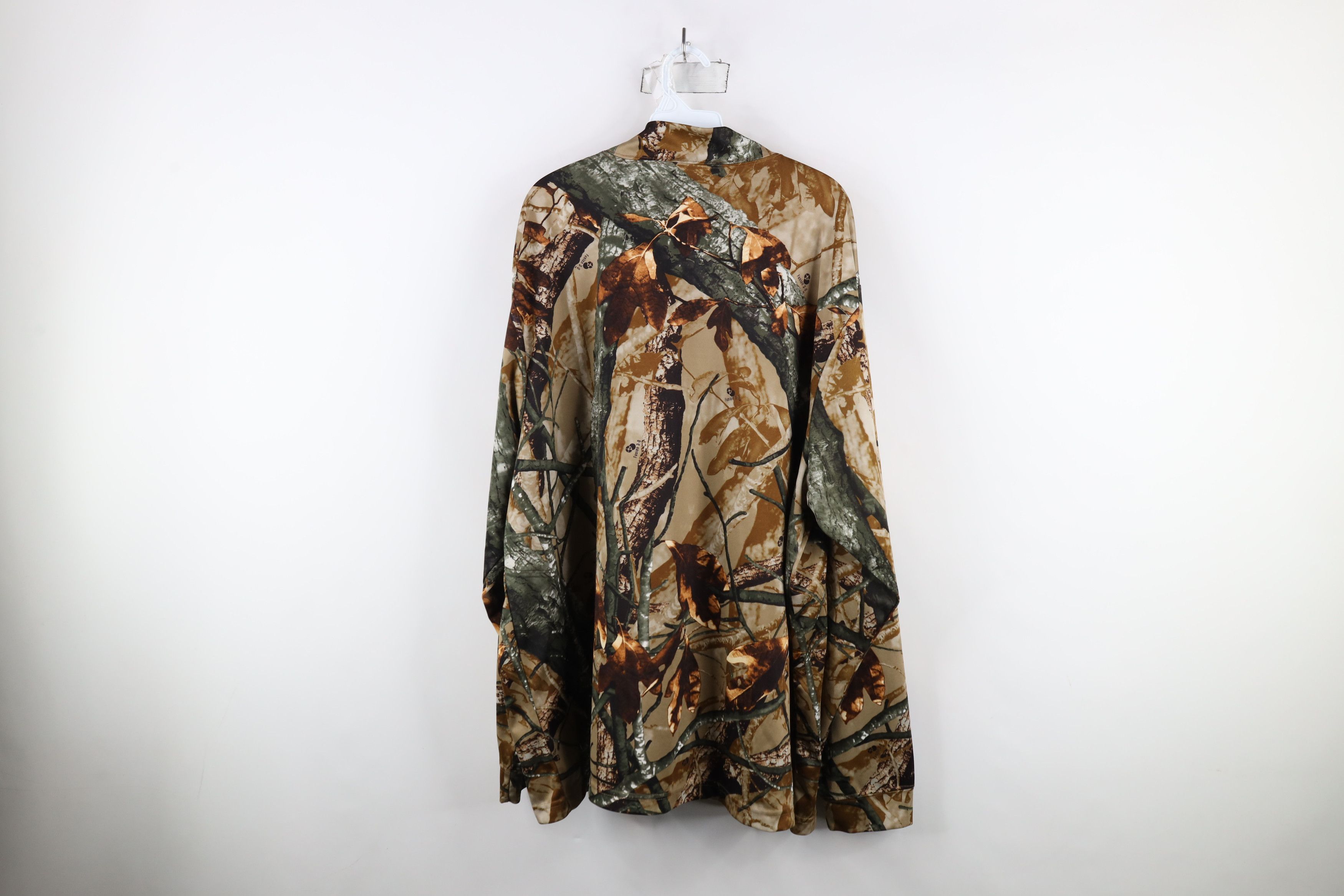 Vintage Vintage Streetwear Camouflage Mock Neck Long Sleeve T-Shirt Size US XXL / EU 58 / 5 - 9 Thumbnail