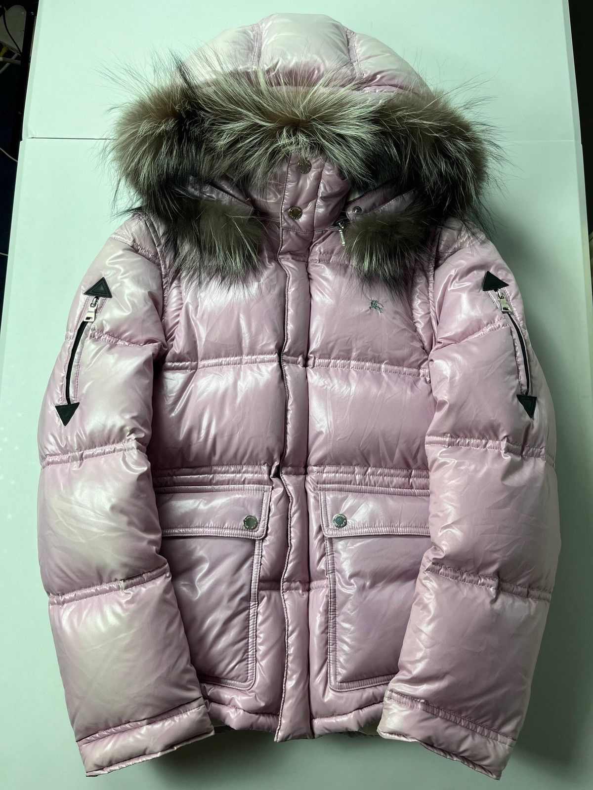 Burberry 00’ Japanese Burberry fur puffer jacket Size US M / EU 48-50 / 2 - 1 Thumbnail