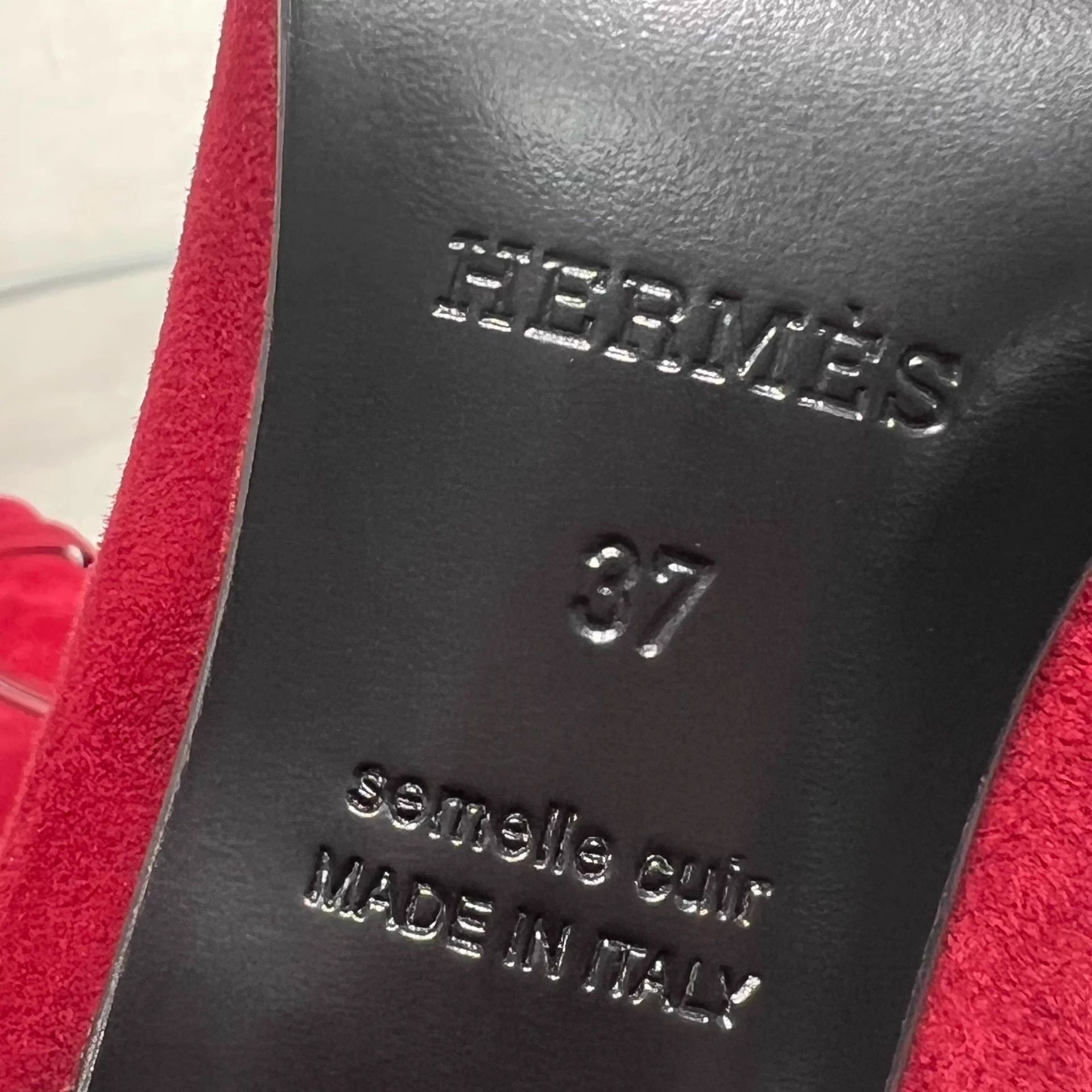Hermes Hermes Wine Red Kelly Heel Short Boot Silver 37 Size US 6 / IT 36 - 8 Thumbnail