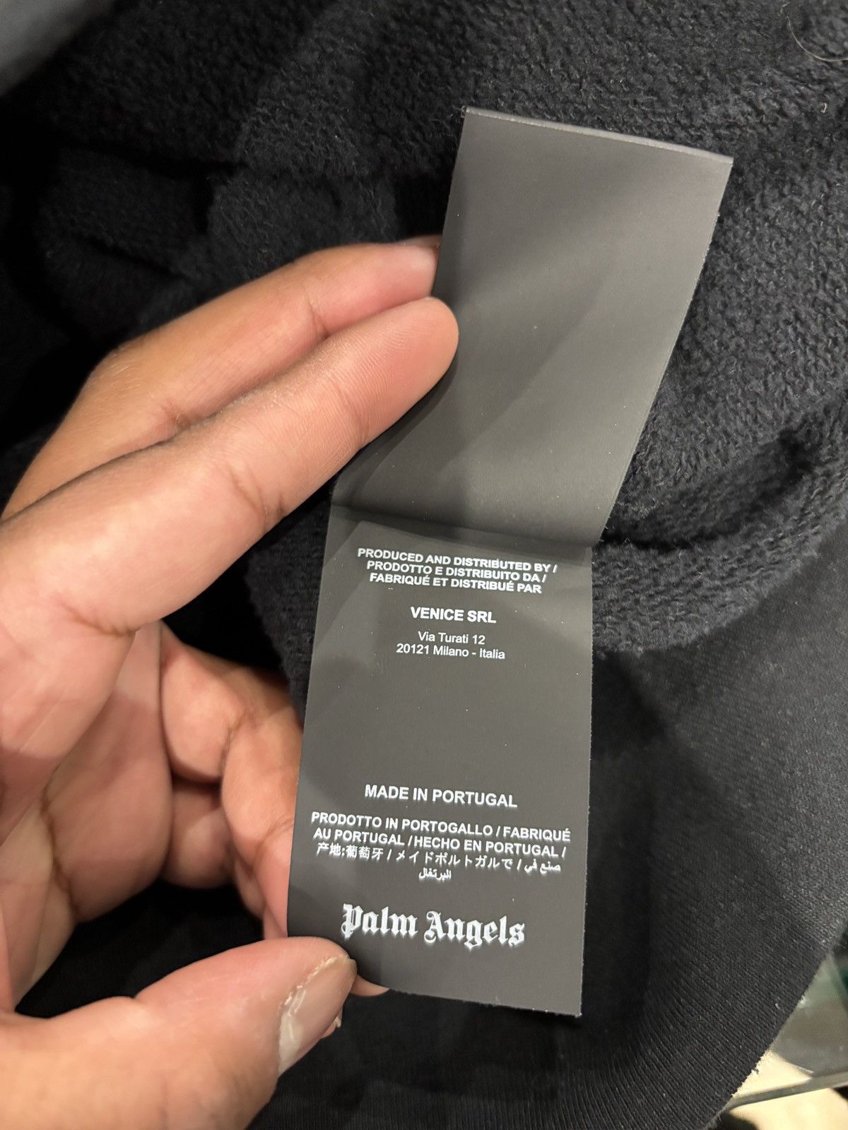 Palm Angels Palm Angels Star Sprayed Hoodie Black / Yellow Size: M Size US M / EU 48-50 / 2 - 11 Thumbnail