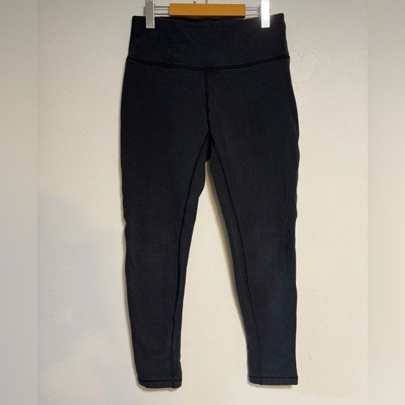 Lululemon Lululemon Black Thick Leggings High Rise Women’s Size 8 Size 30" / US 8 / IT 44 - 2 Thumbnail